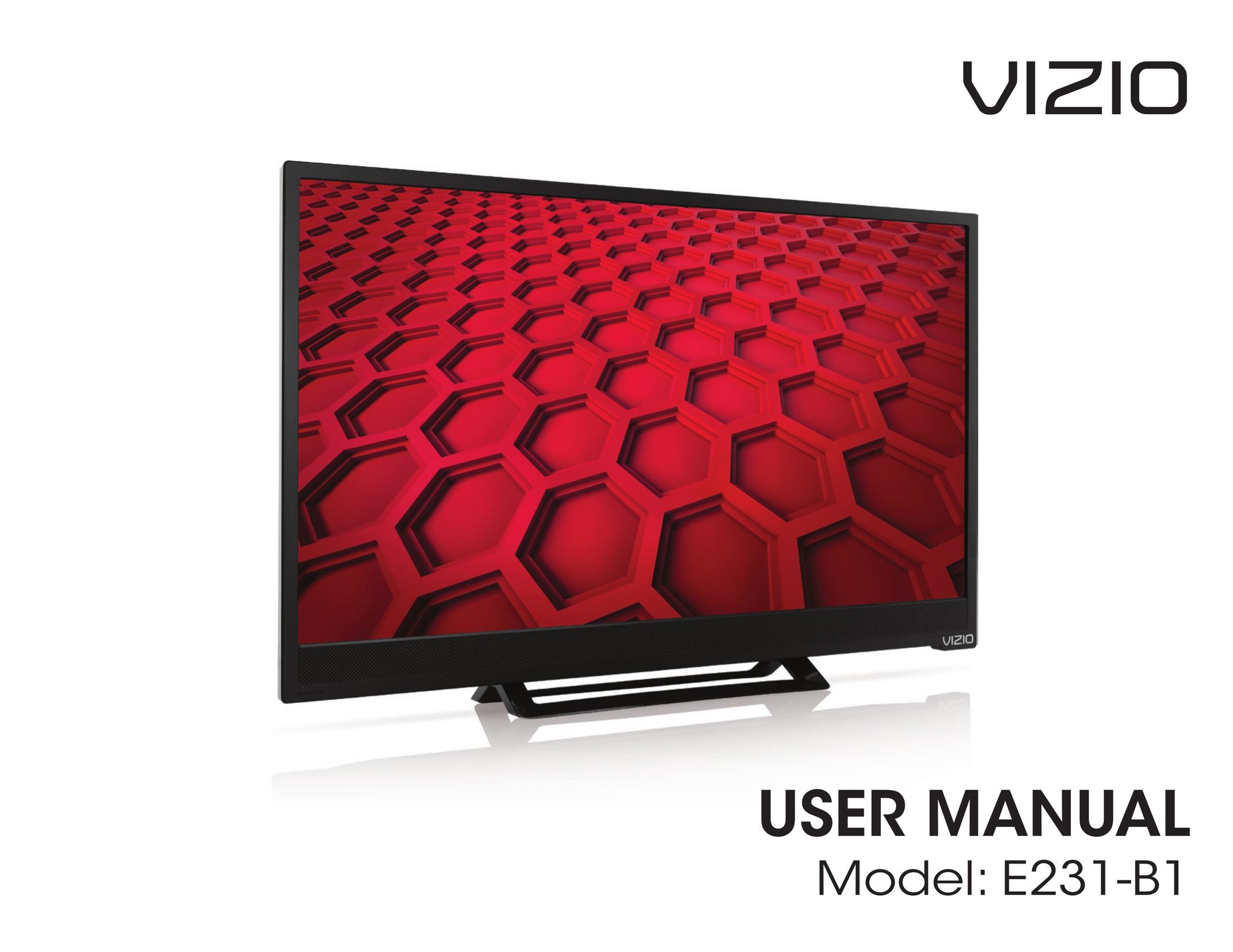 Vizio E231-B1 Flat Panel Television User Manual