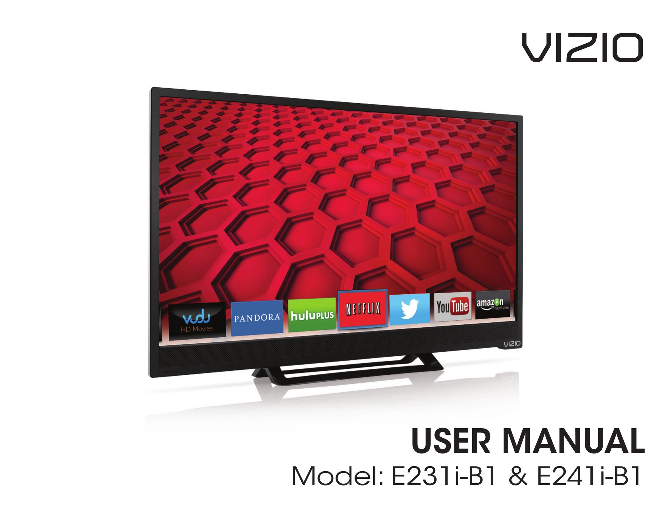 Vizio E241i-B1 Flat Panel Television User Manual