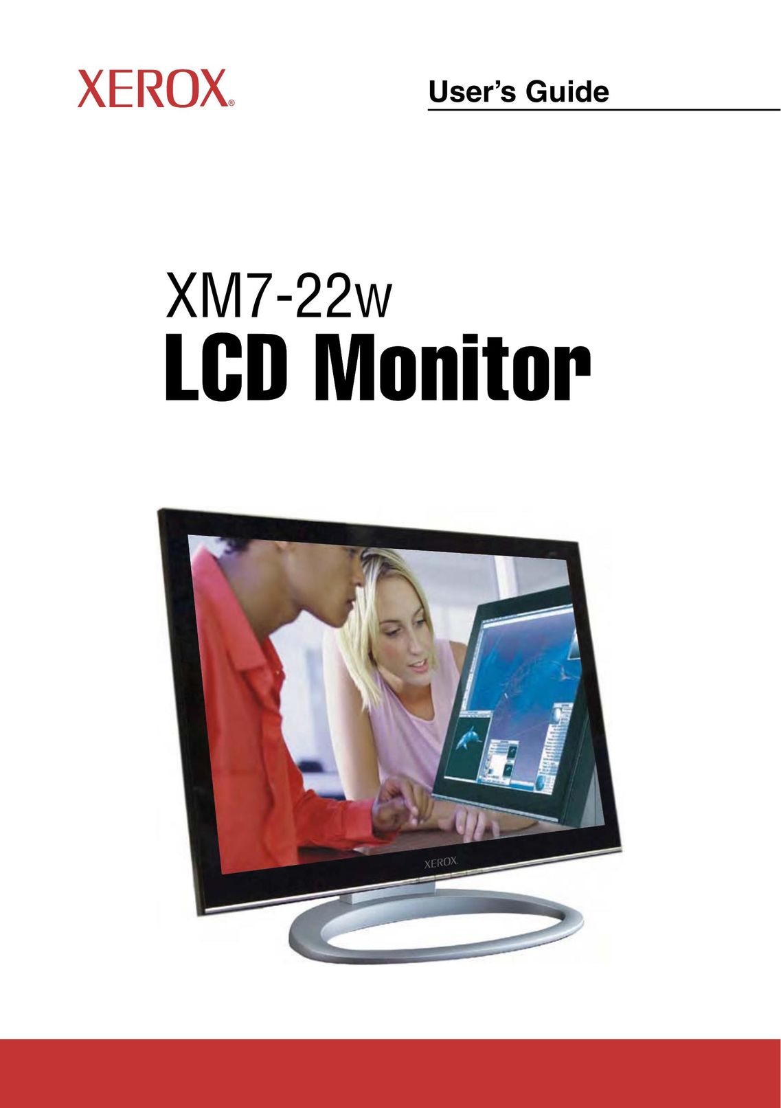 Xerox XM7-22w Flat Panel Television User Manual