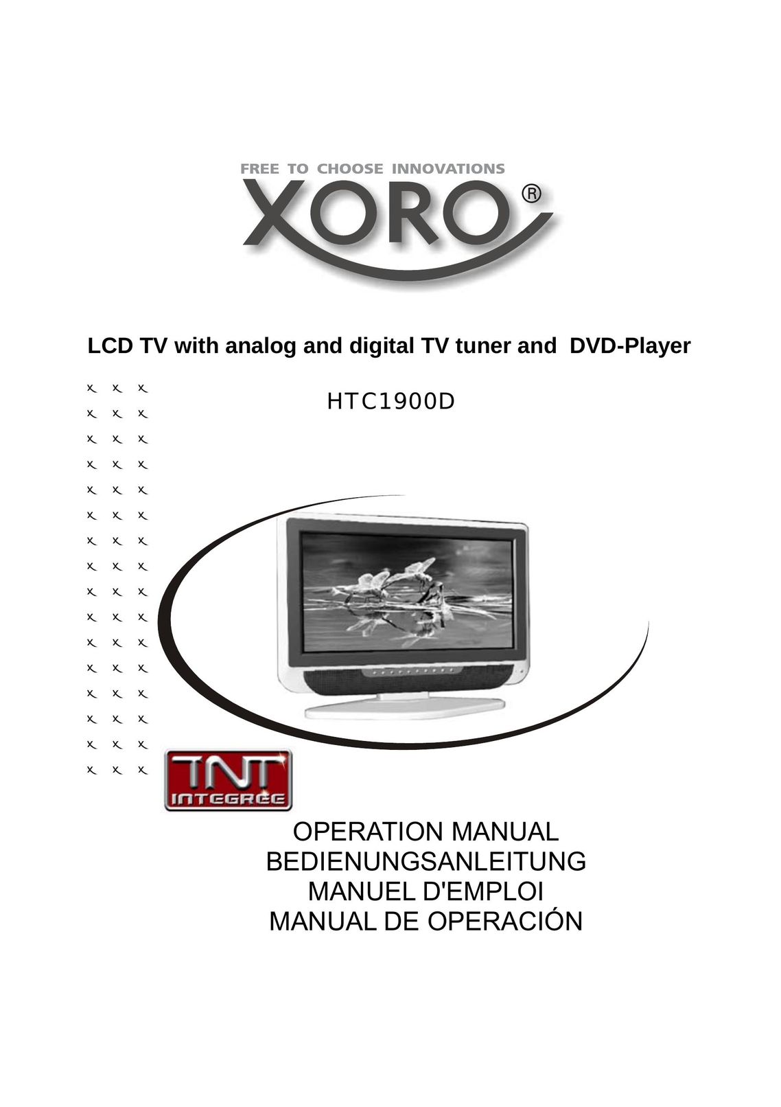 Xoro HTC1900D Flat Panel Television User Manual