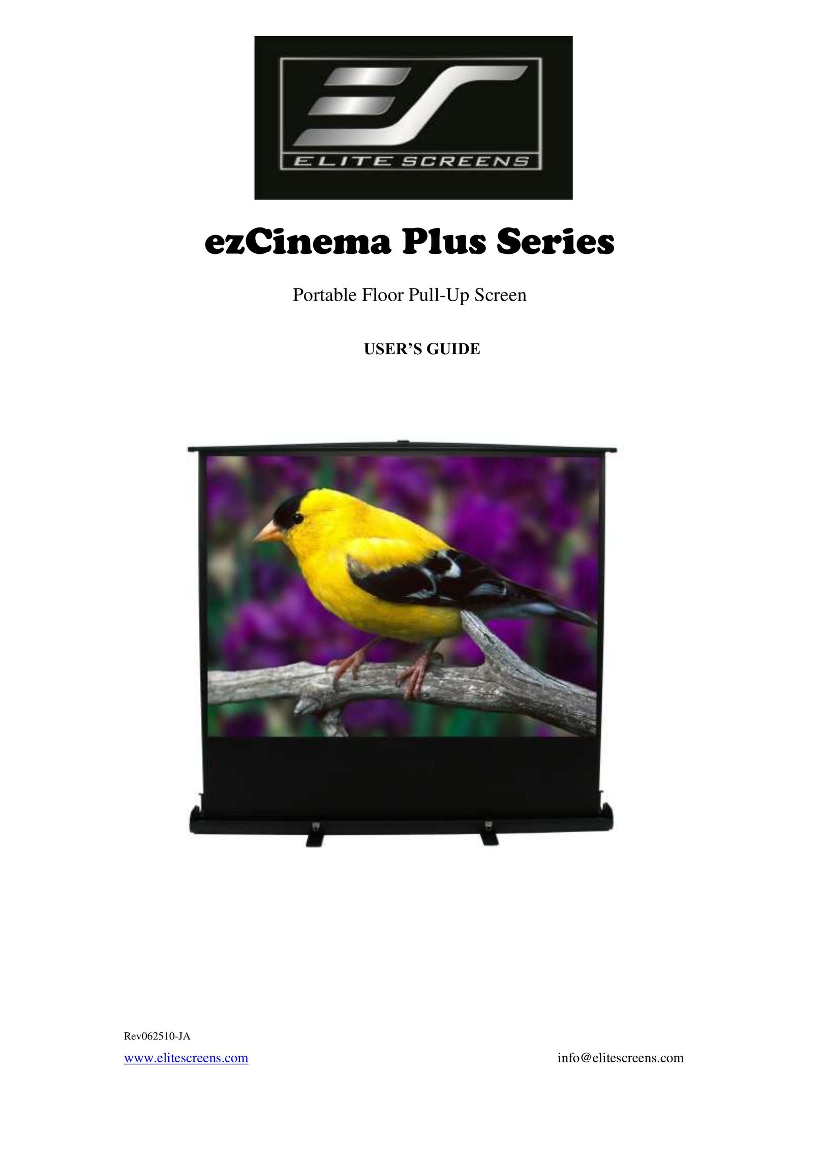 Elite Screens ezCinema Plus Home Theater Screen User Manual