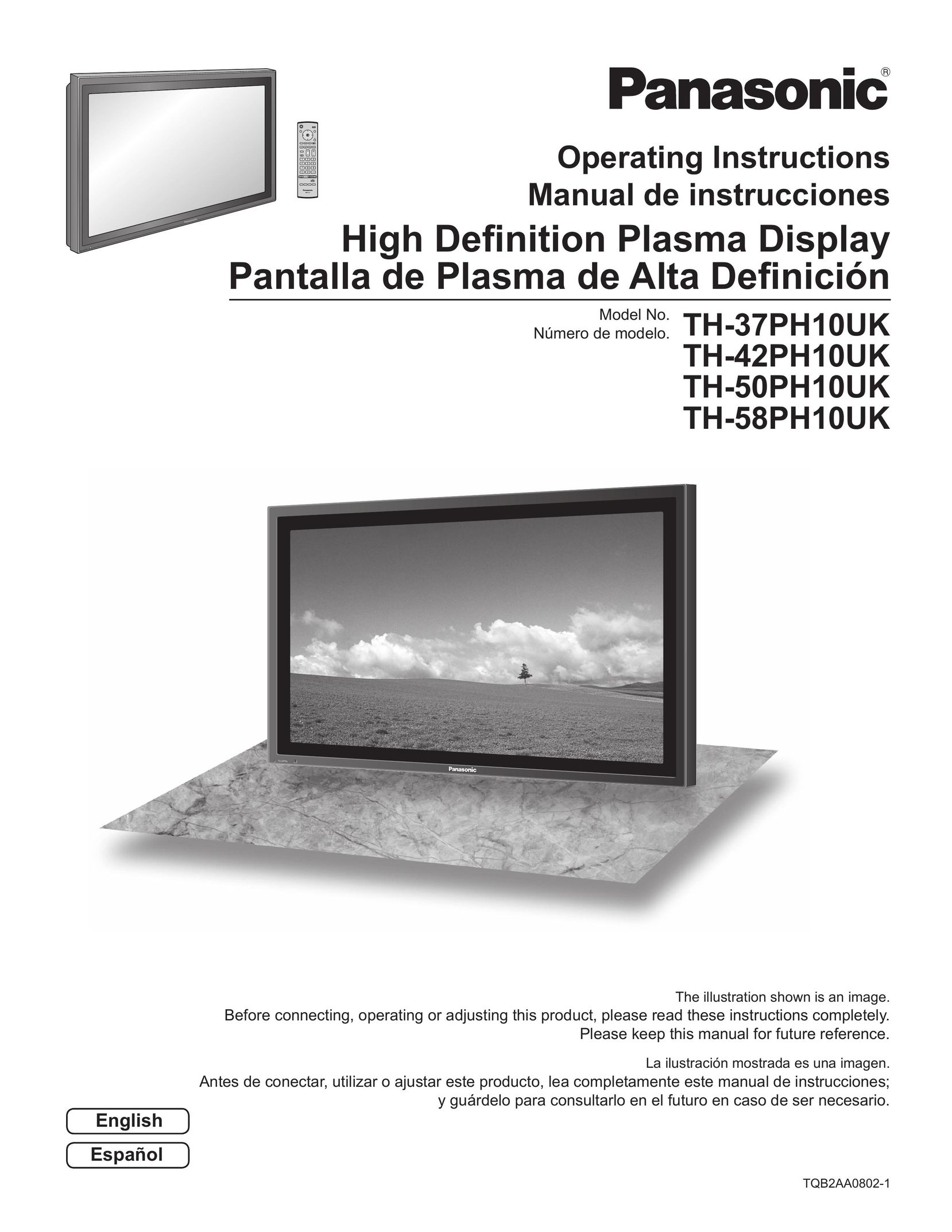Panasonic TH-37PH10UK Home Theater Screen User Manual