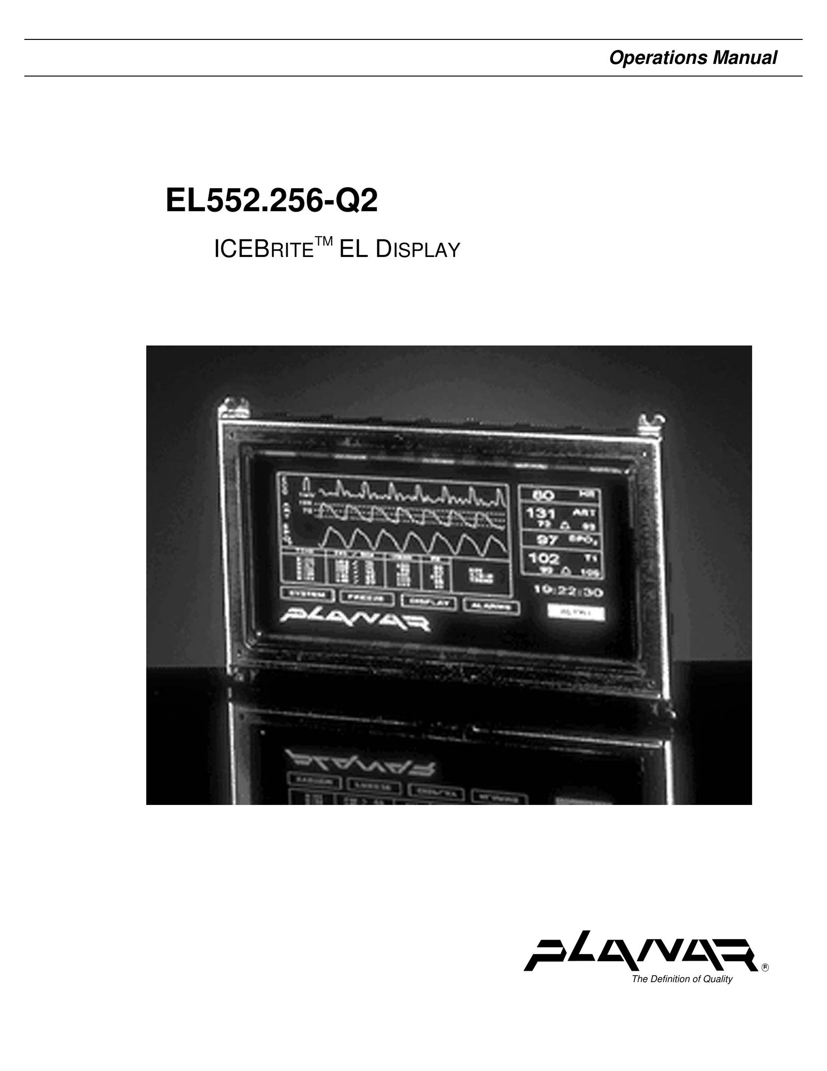 Planar EL552.256-Q2 Home Theater Screen User Manual