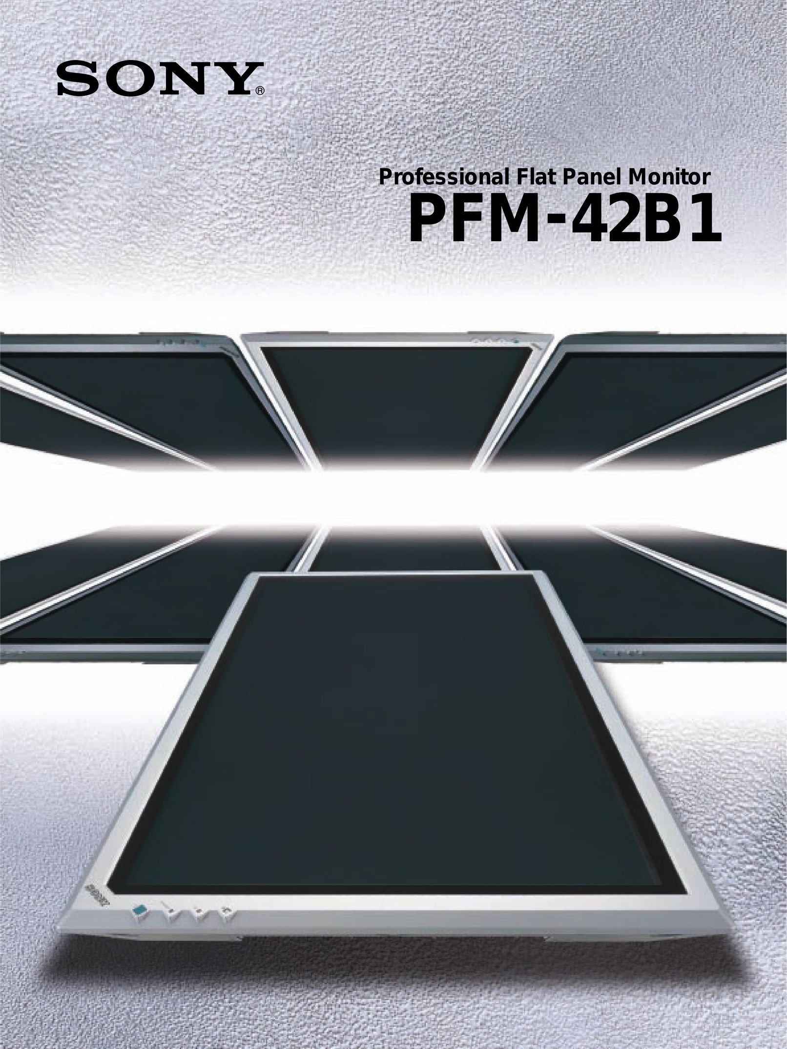 Sony PFM-42B1 Home Theater Screen User Manual