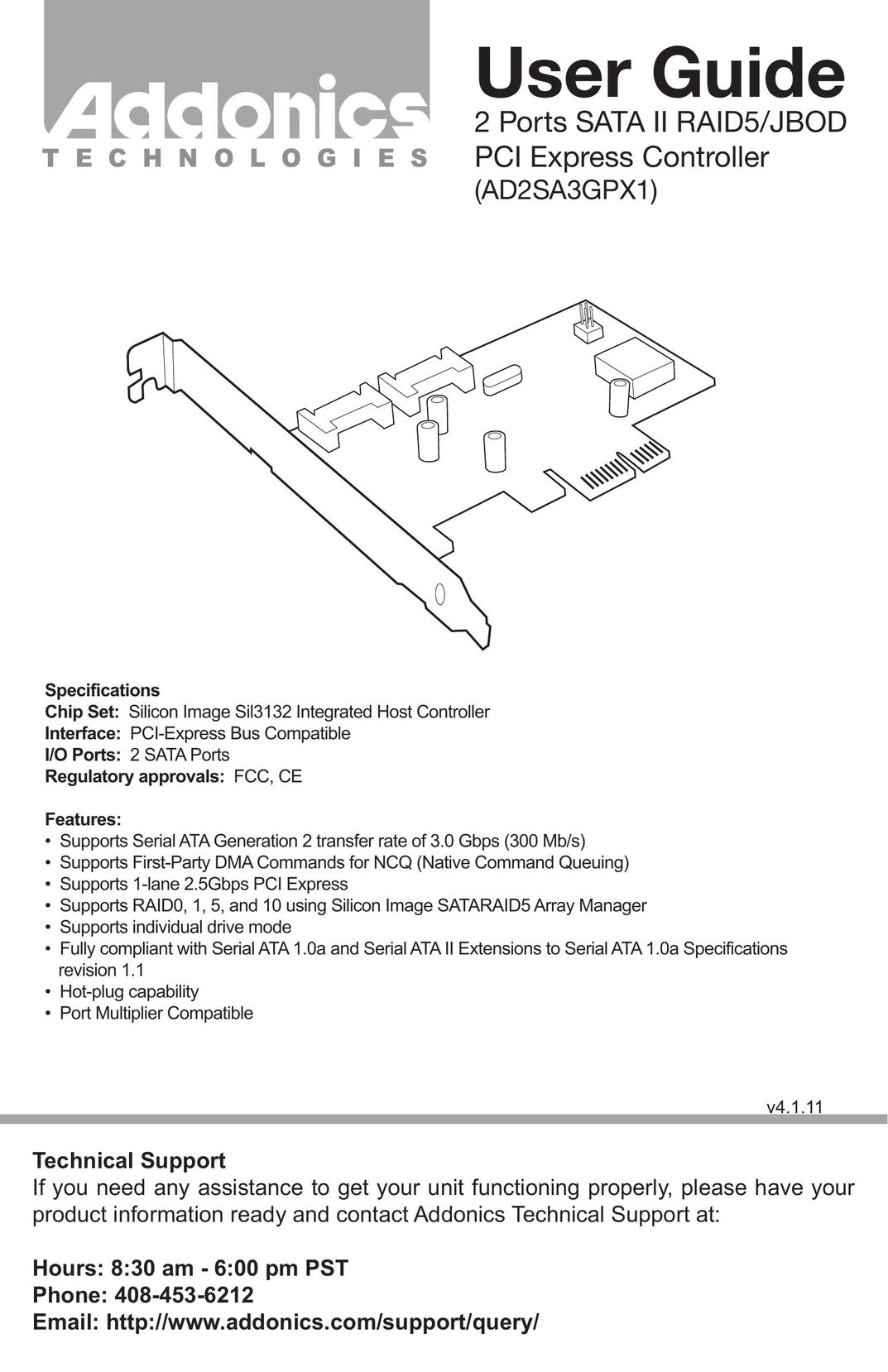Addonics Technologies ad2sagpx1 Home Theater Server User Manual