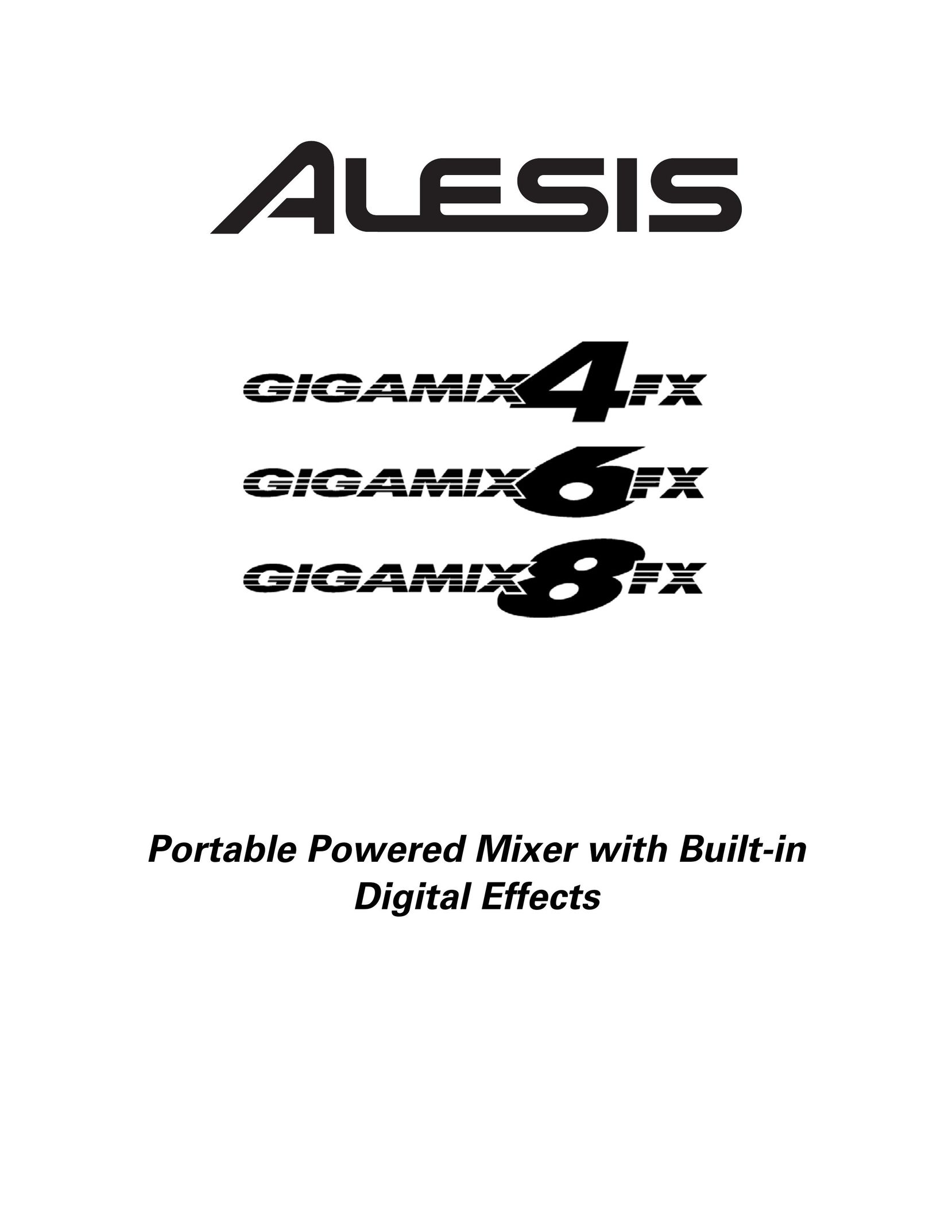 Alesis 6FX Home Theater Server User Manual