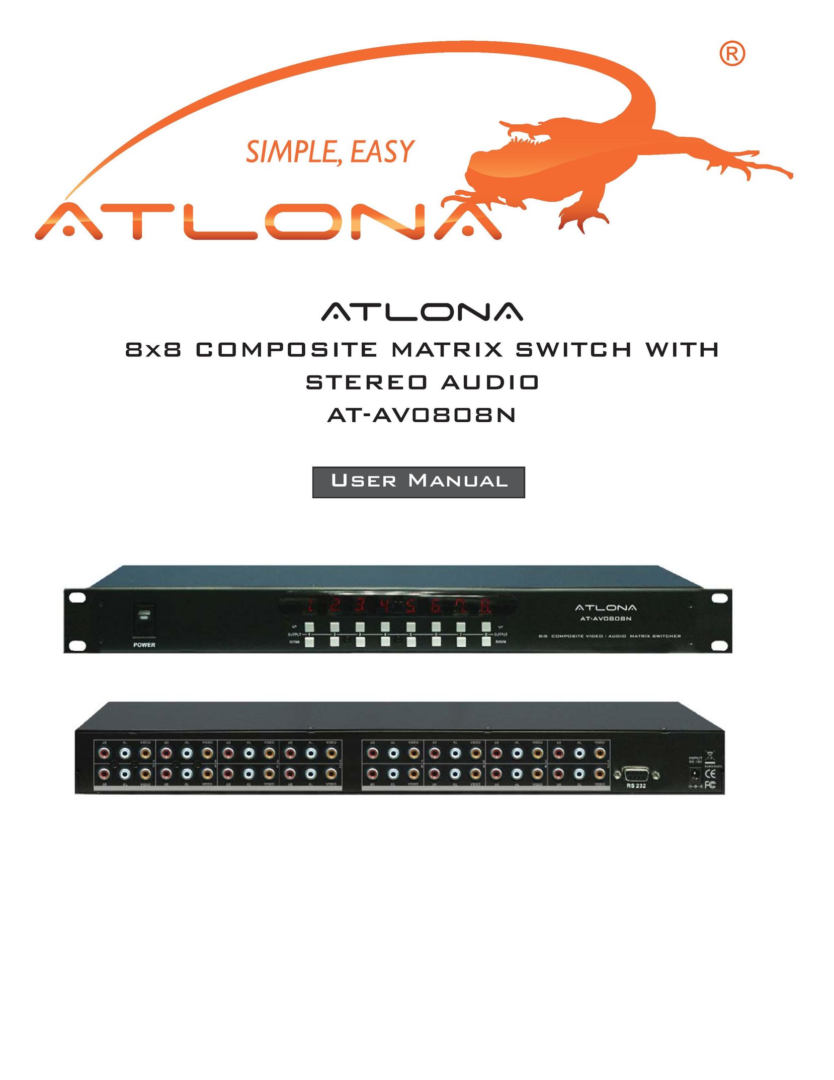 Atlona AT-AV0808N Home Theater Server User Manual