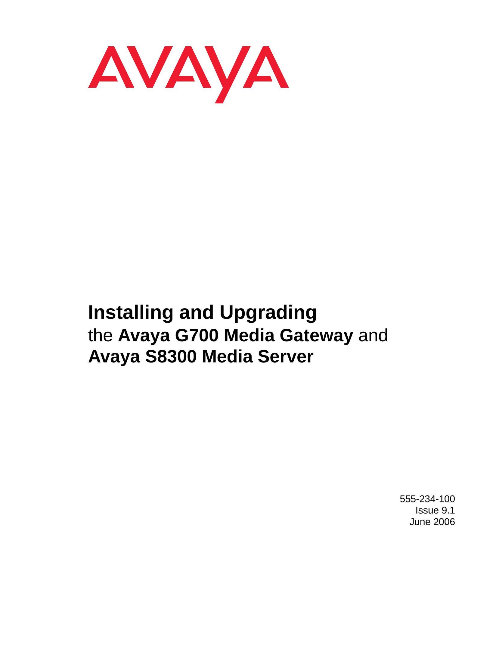 Avaya S8300 Home Theater Server User Manual