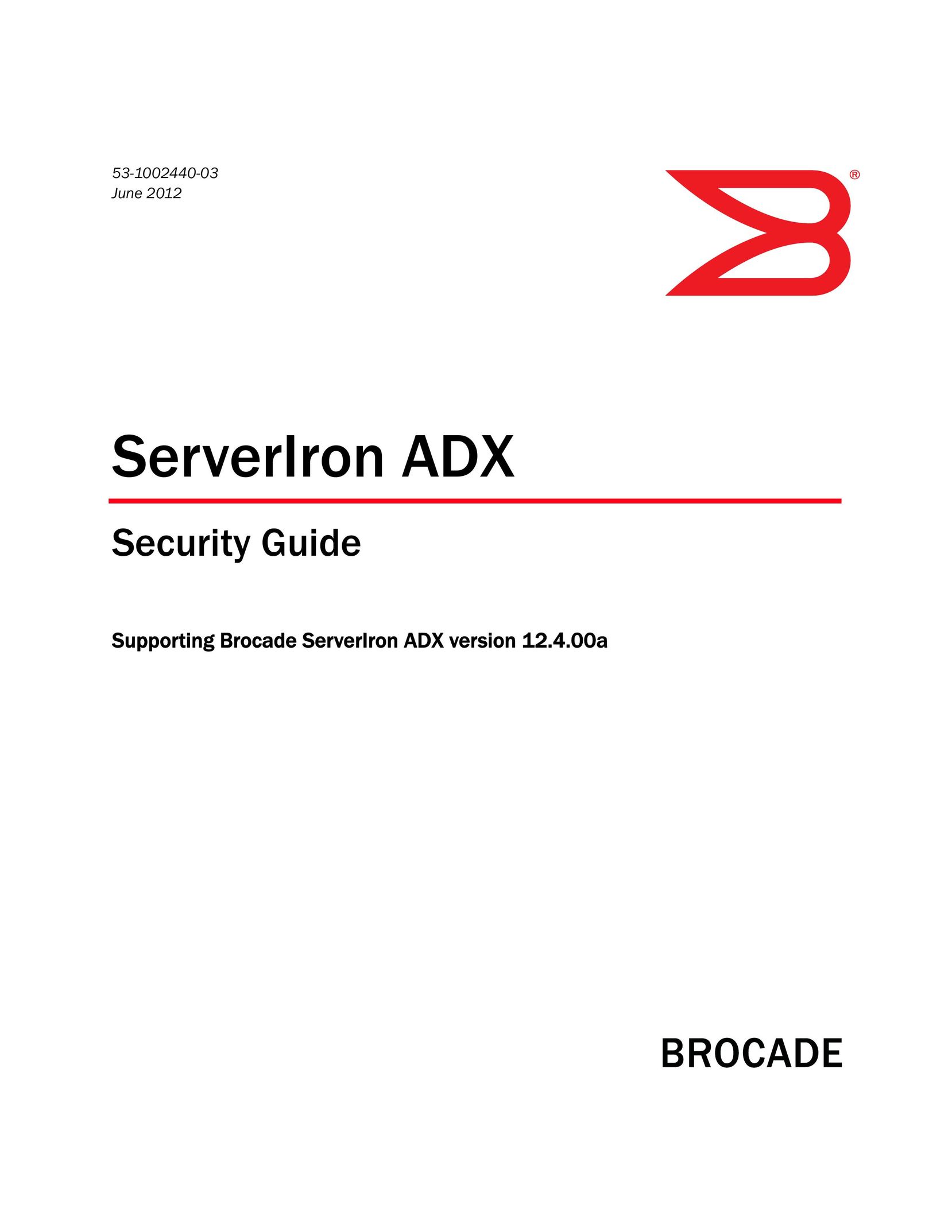 Brocade Communications Systems 12.4.00a Home Theater Server User Manual