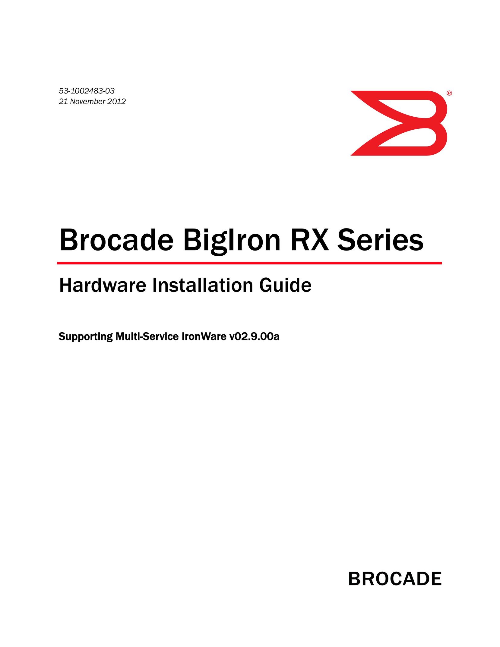 Brocade Communications Systems S3-1002483-03 Home Theater Server User Manual