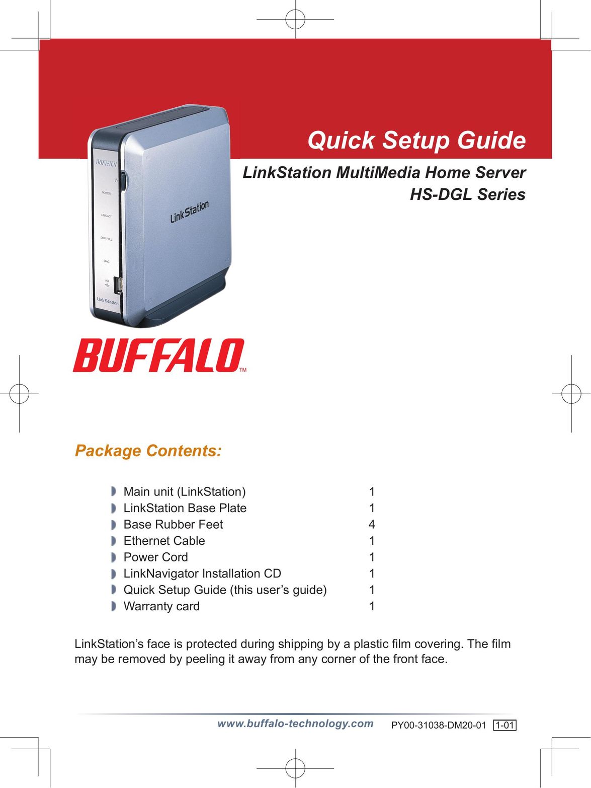 Buffalo Technology HS-DGL Series Home Theater Server User Manual