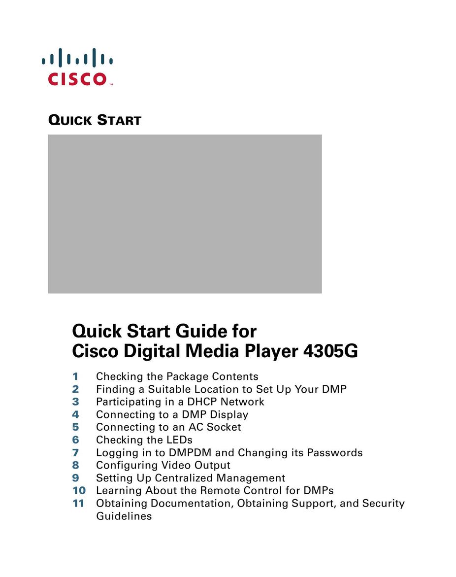 Cisco Systems 4305G Home Theater Server User Manual