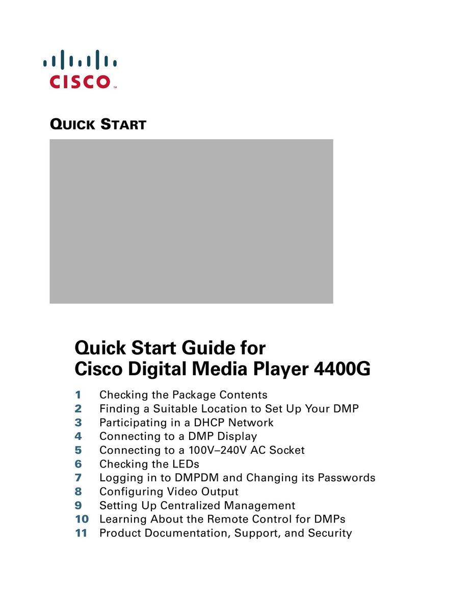 Cisco Systems 4400G Home Theater Server User Manual