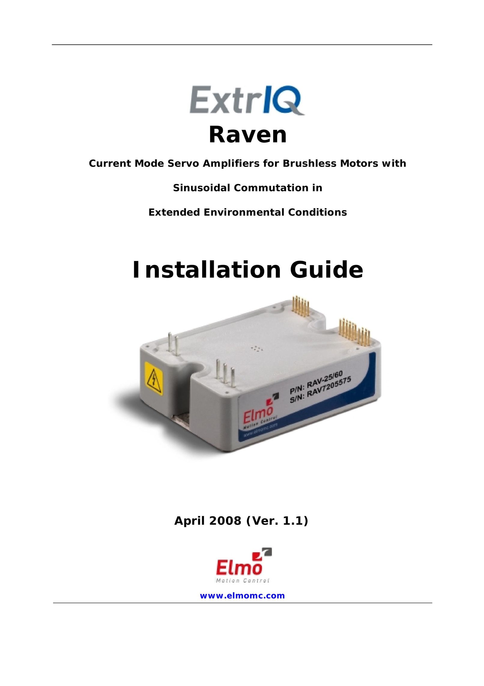 Elmo EXTRA IQ RAVEN Home Theater Server User Manual