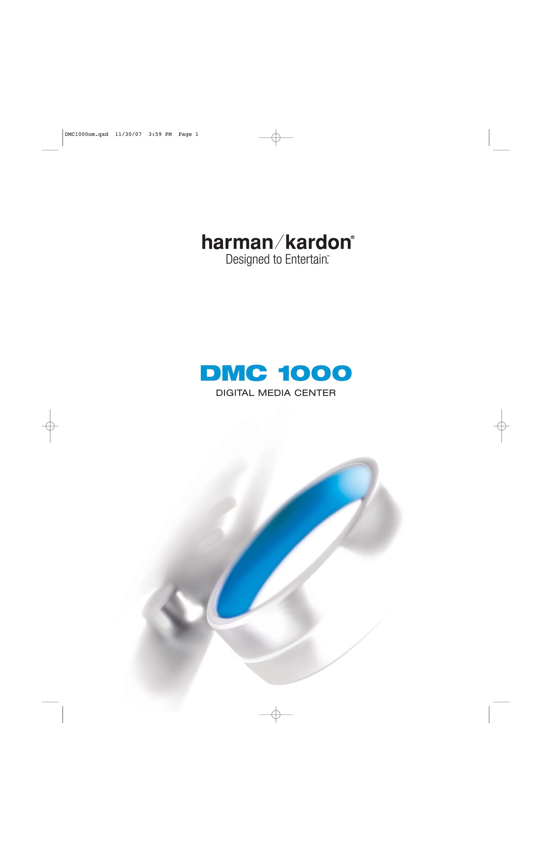 Harman-Kardon DMC 1000 Home Theater Server User Manual