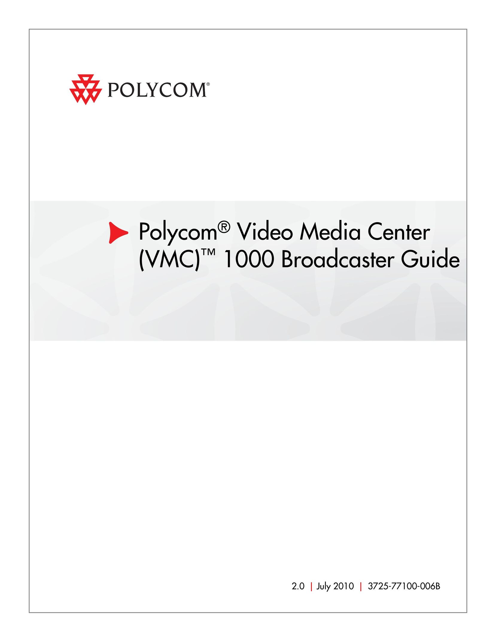 Polycom VMC 1000 Home Theater Server User Manual