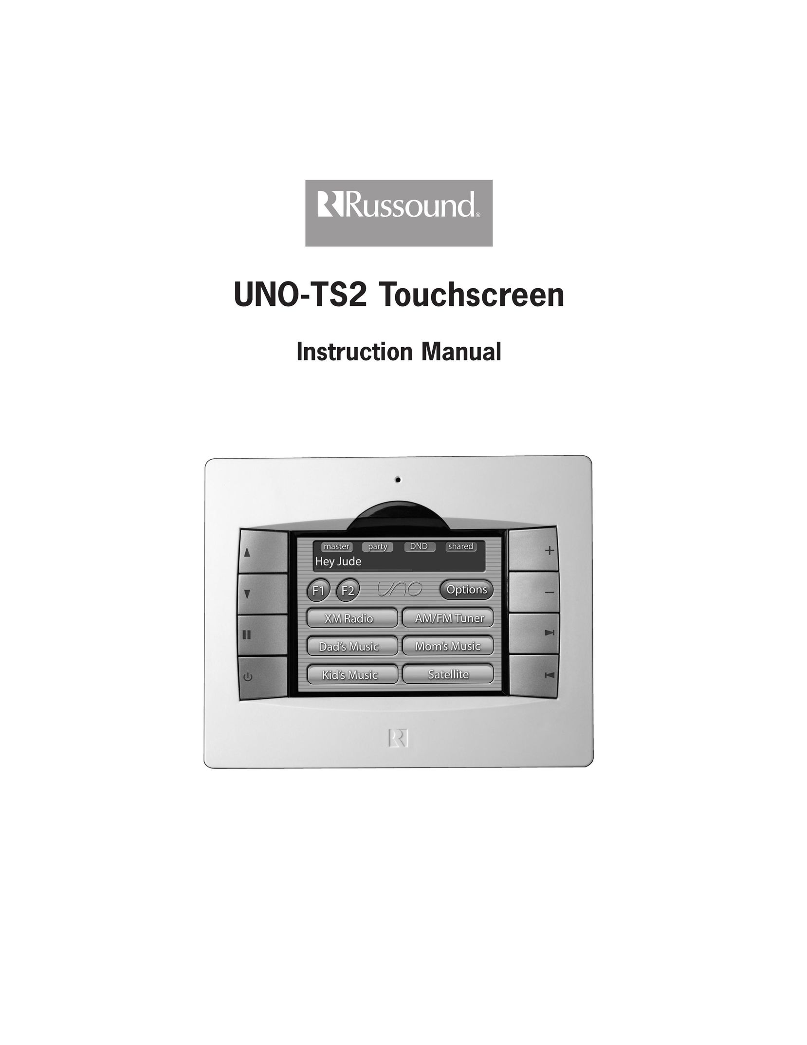 Russound UNO-TS2 Home Theater Server User Manual