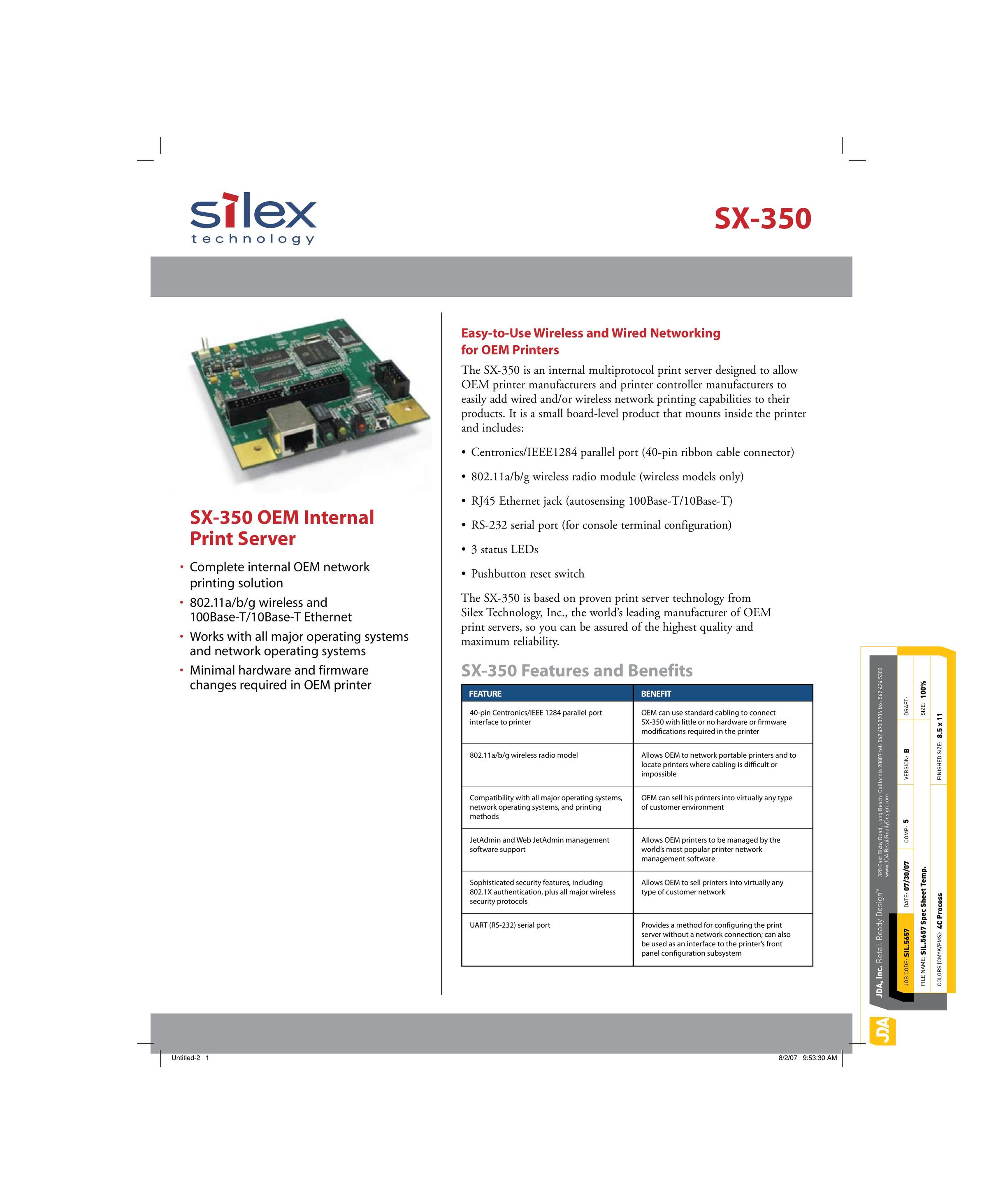 Silex technology SX-350 Home Theater Server User Manual