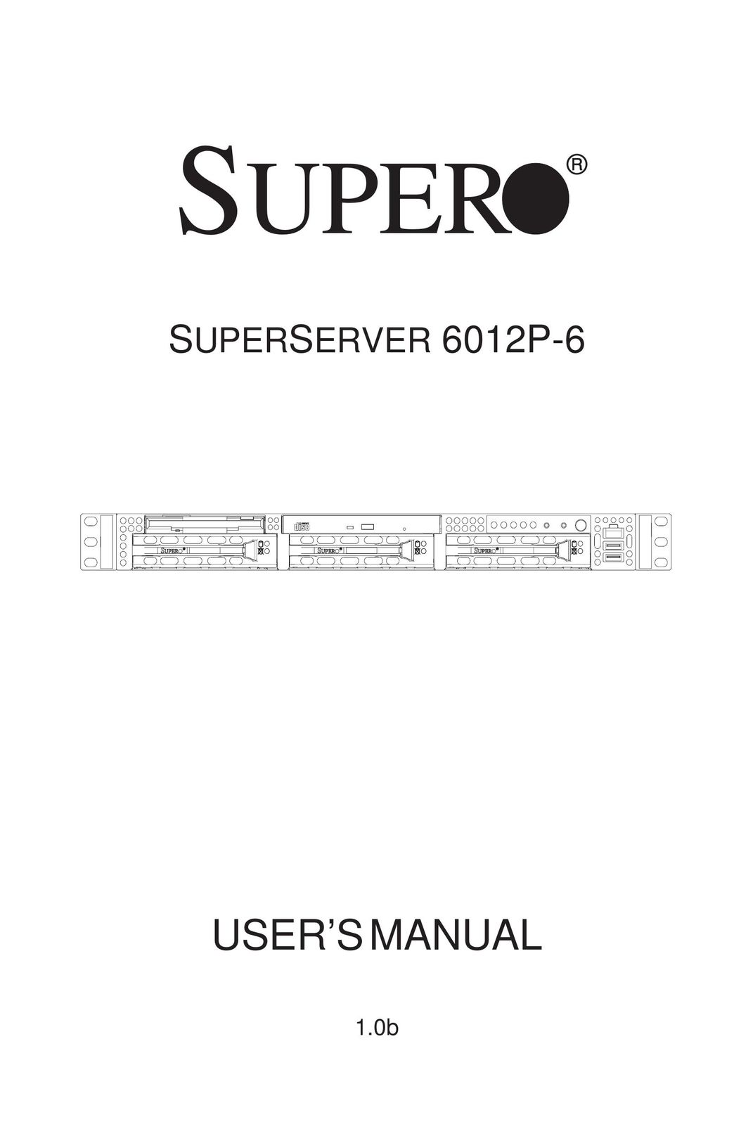 SUPER MICRO Computer 6012P-6 Home Theater Server User Manual
