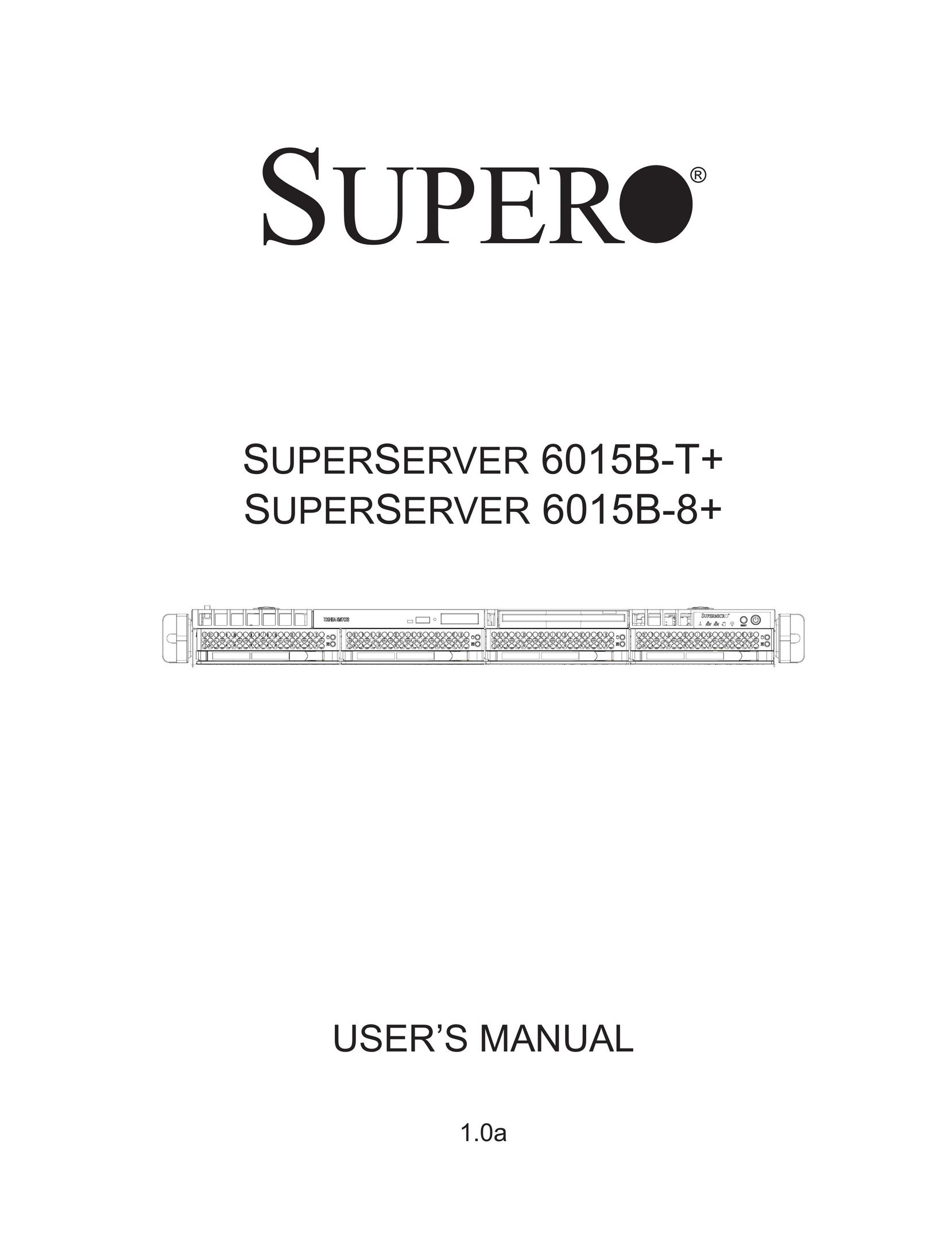 SUPER MICRO Computer 6015B-8+ Home Theater Server User Manual