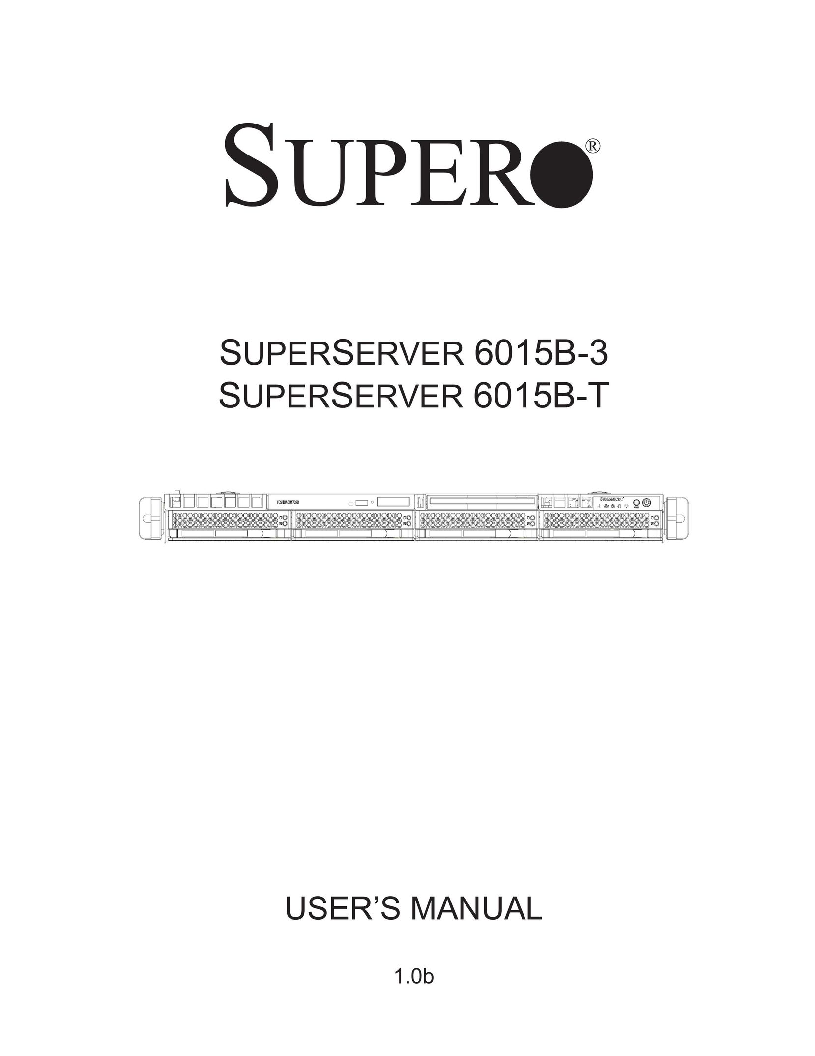 SUPER MICRO Computer 6015B-T Home Theater Server User Manual
