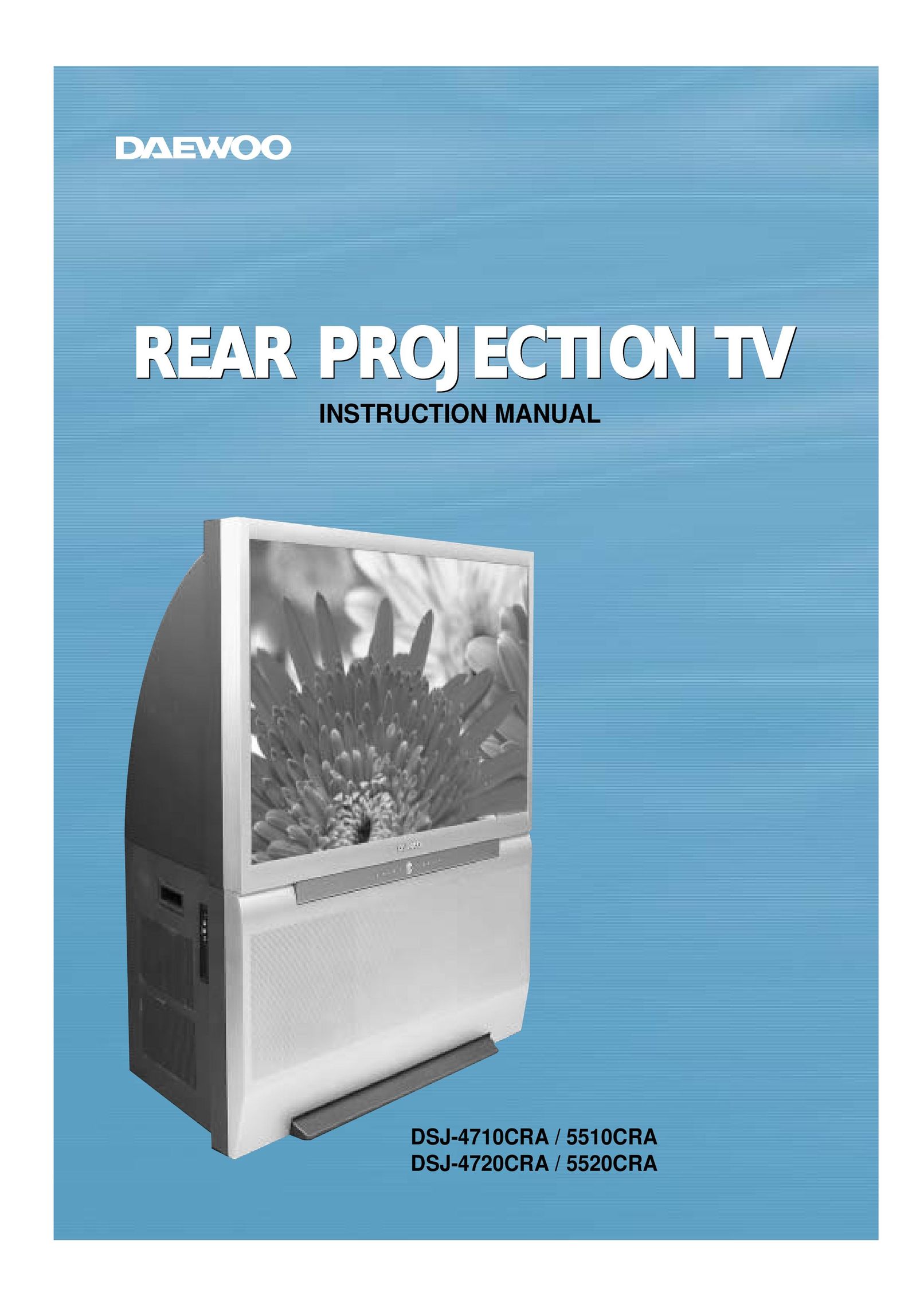 Daewoo 5510CRA Projection Television User Manual