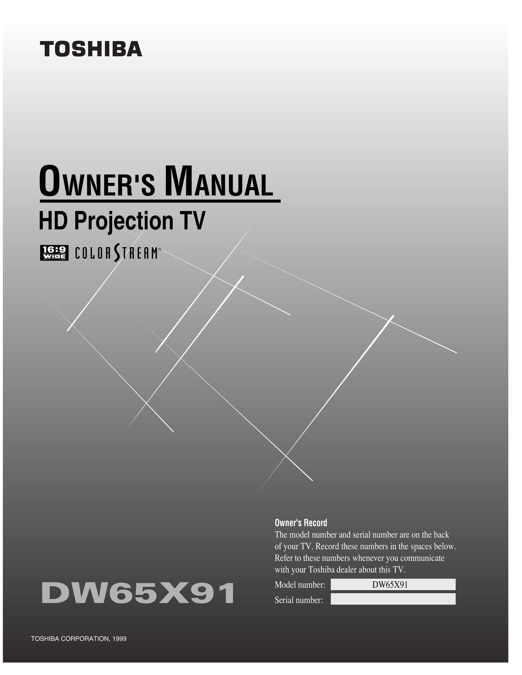 DirecTV DW65X91 Projection Television User Manual