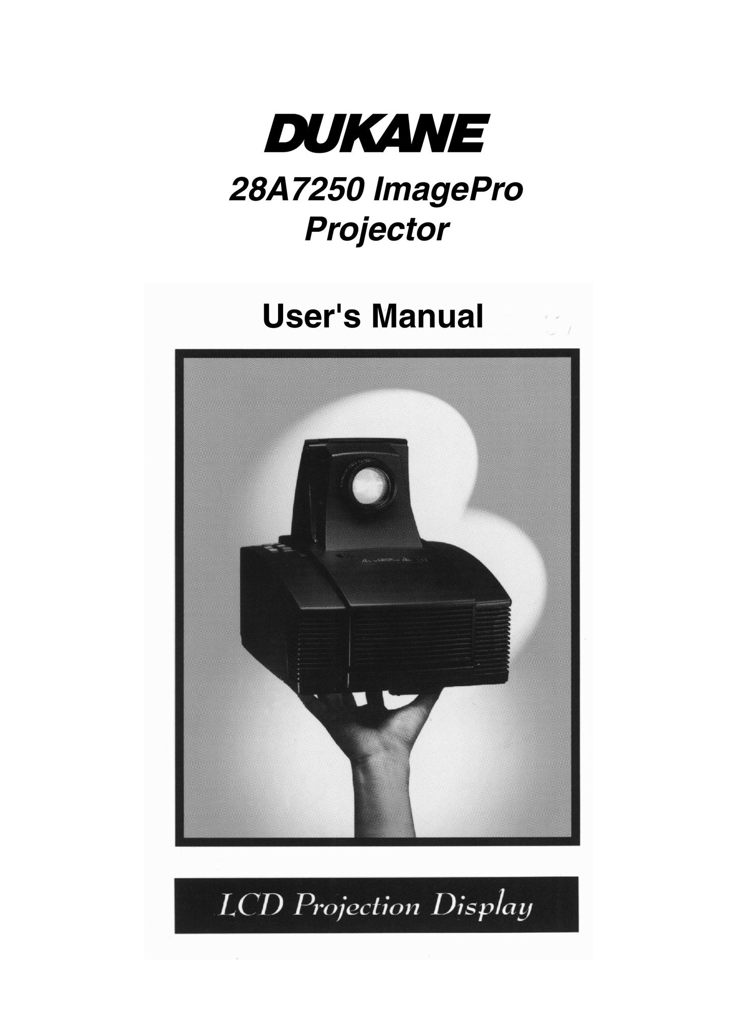 Dukane 28A7250 Projection Television User Manual