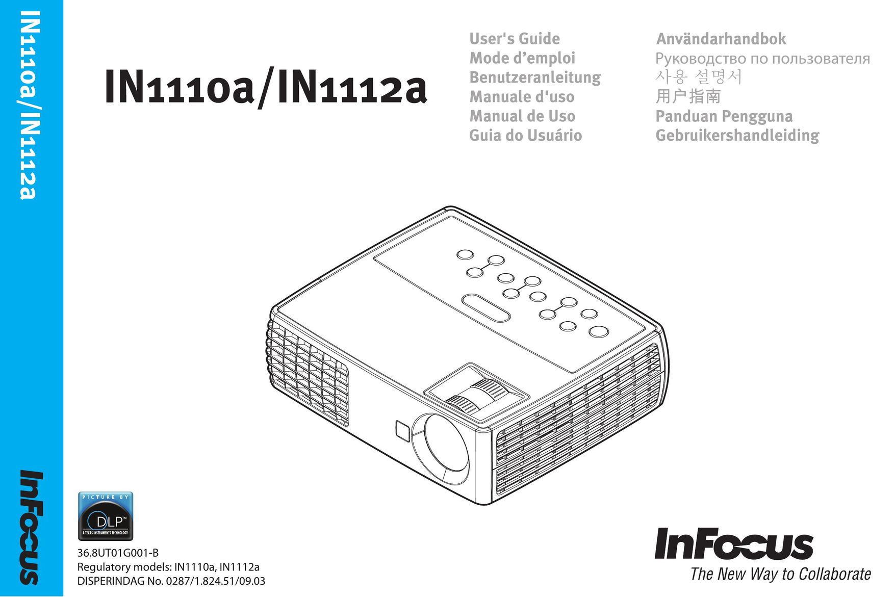 InFocus IN1112a Projection Television User Manual
