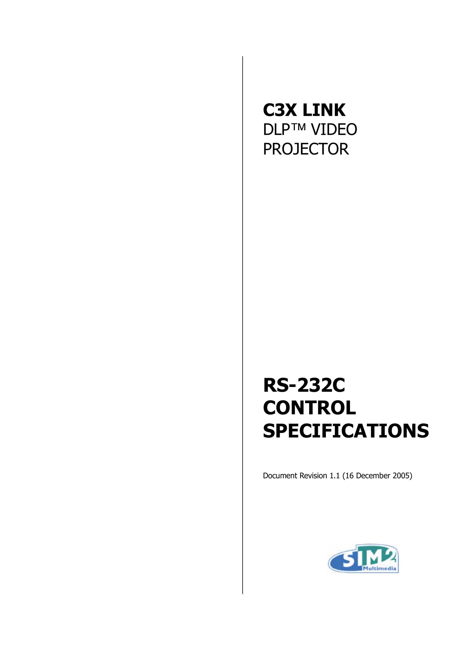 Sim2 Multimedia C3X Link Projection Television User Manual