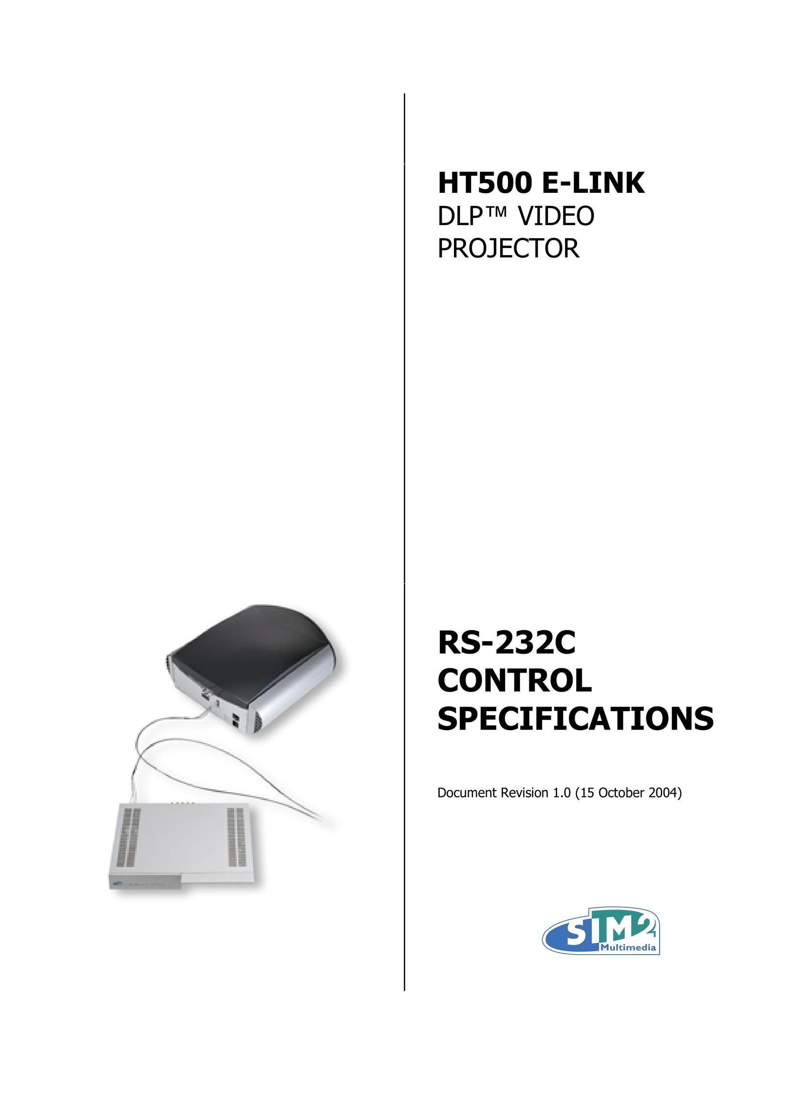 Sim2 Multimedia HT500 E-LINK Projection Television User Manual