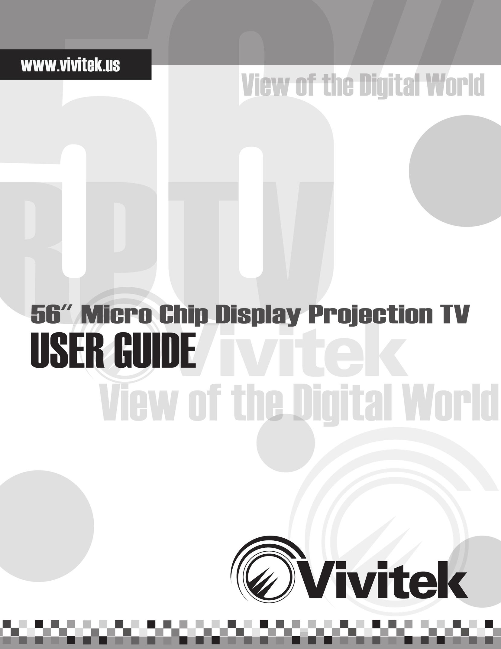 Vivitek DVR5612 Projection Television User Manual