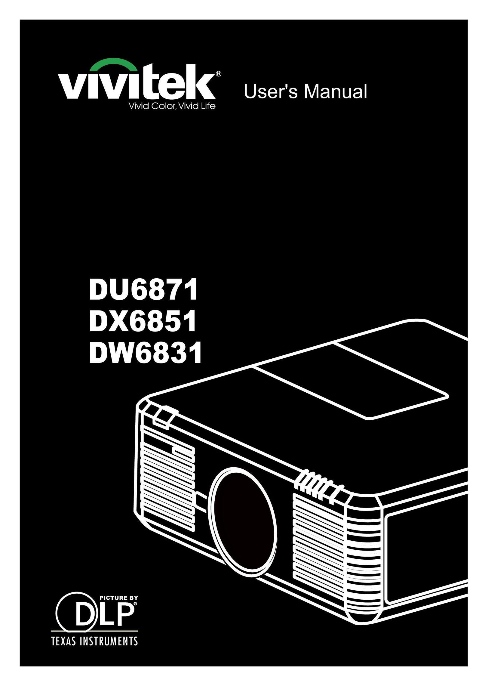 Vivitek dw6831 Projection Television User Manual