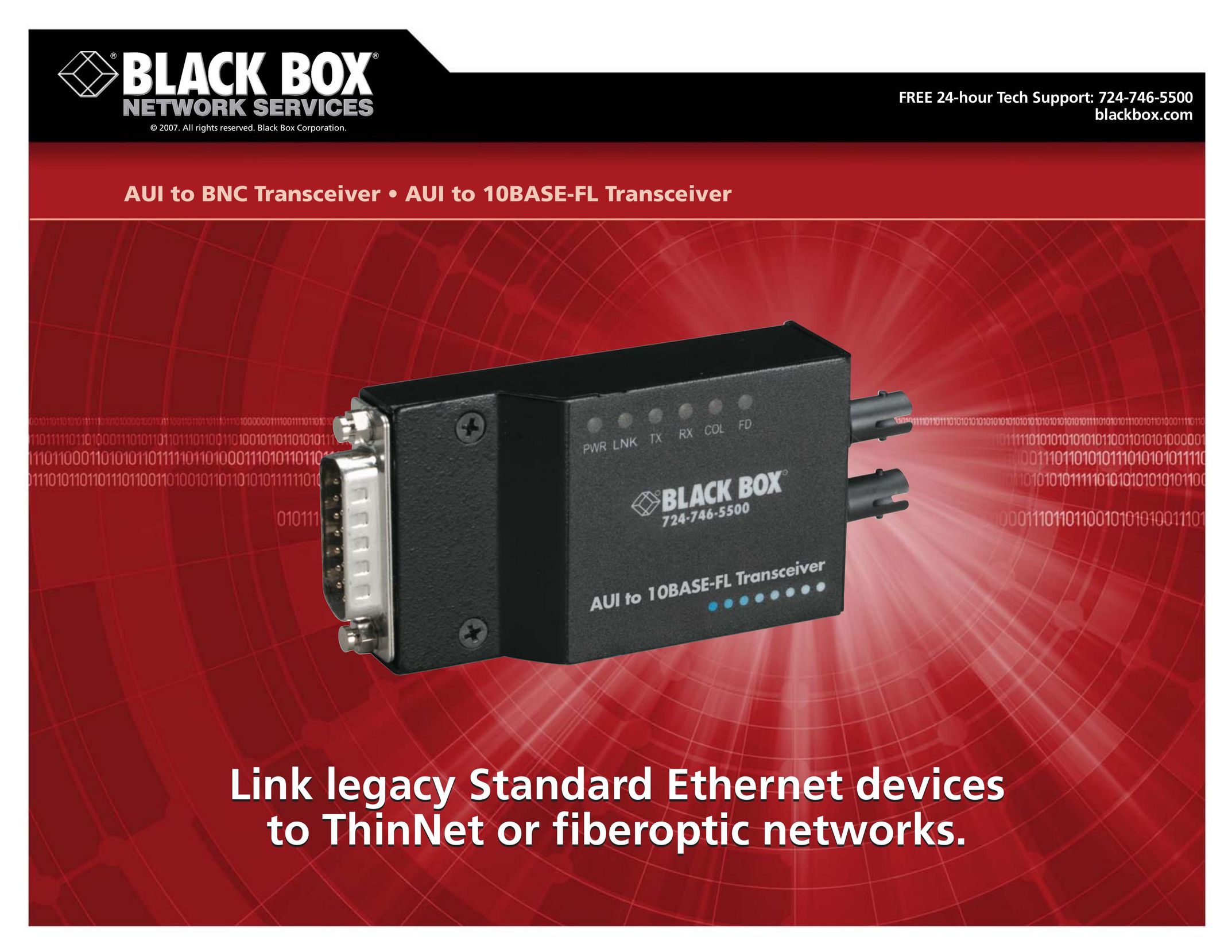 Black Box 724-746-5500 Satellite TV System User Manual