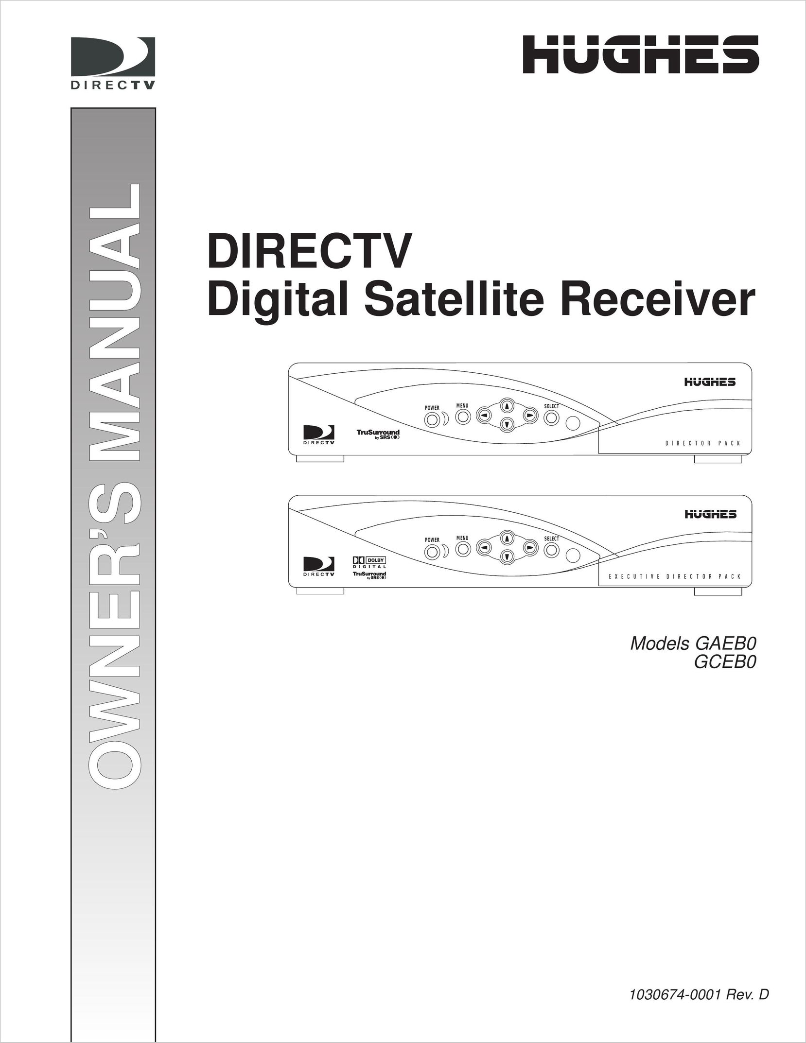 DirecTV GAEB0 Satellite TV System User Manual