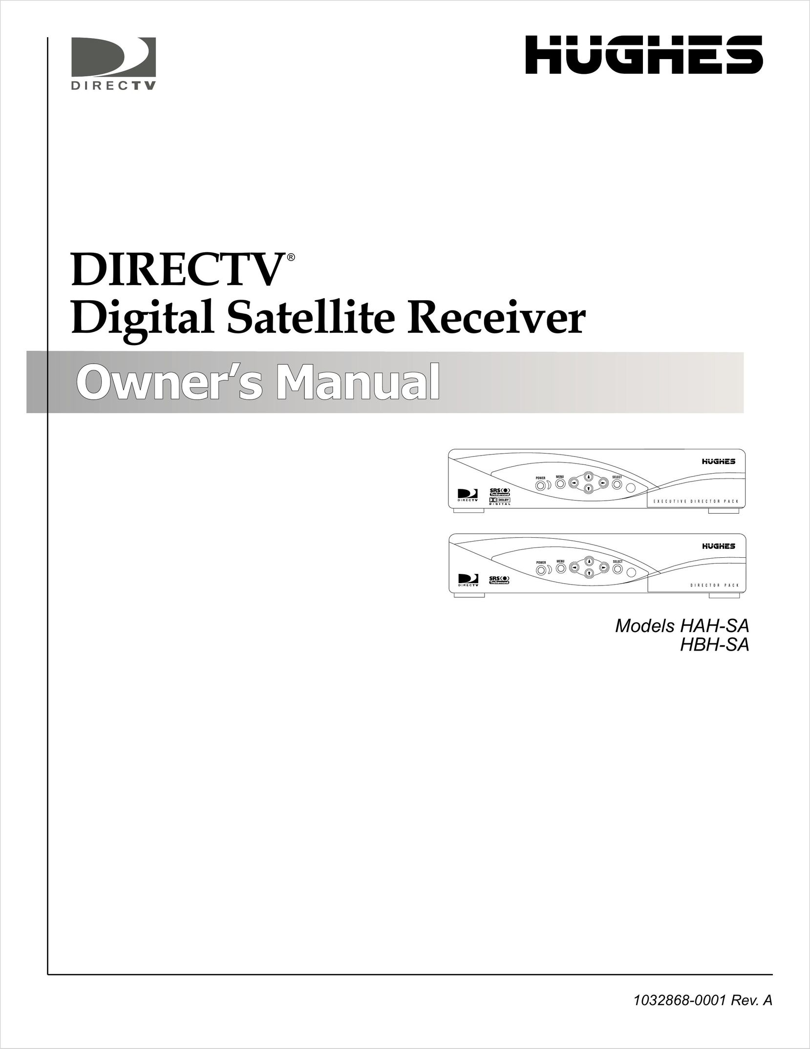 DirecTV HAH-SA Satellite TV System User Manual
