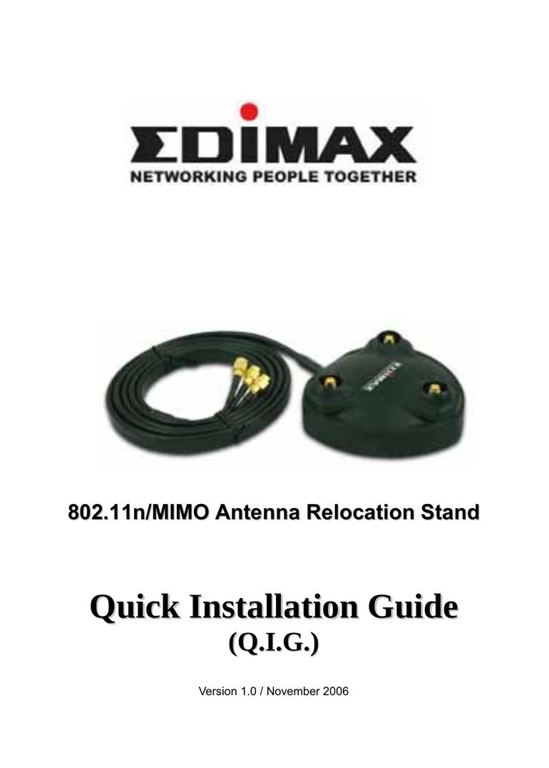 Edimax Technology EA-MARS Satellite TV System User Manual