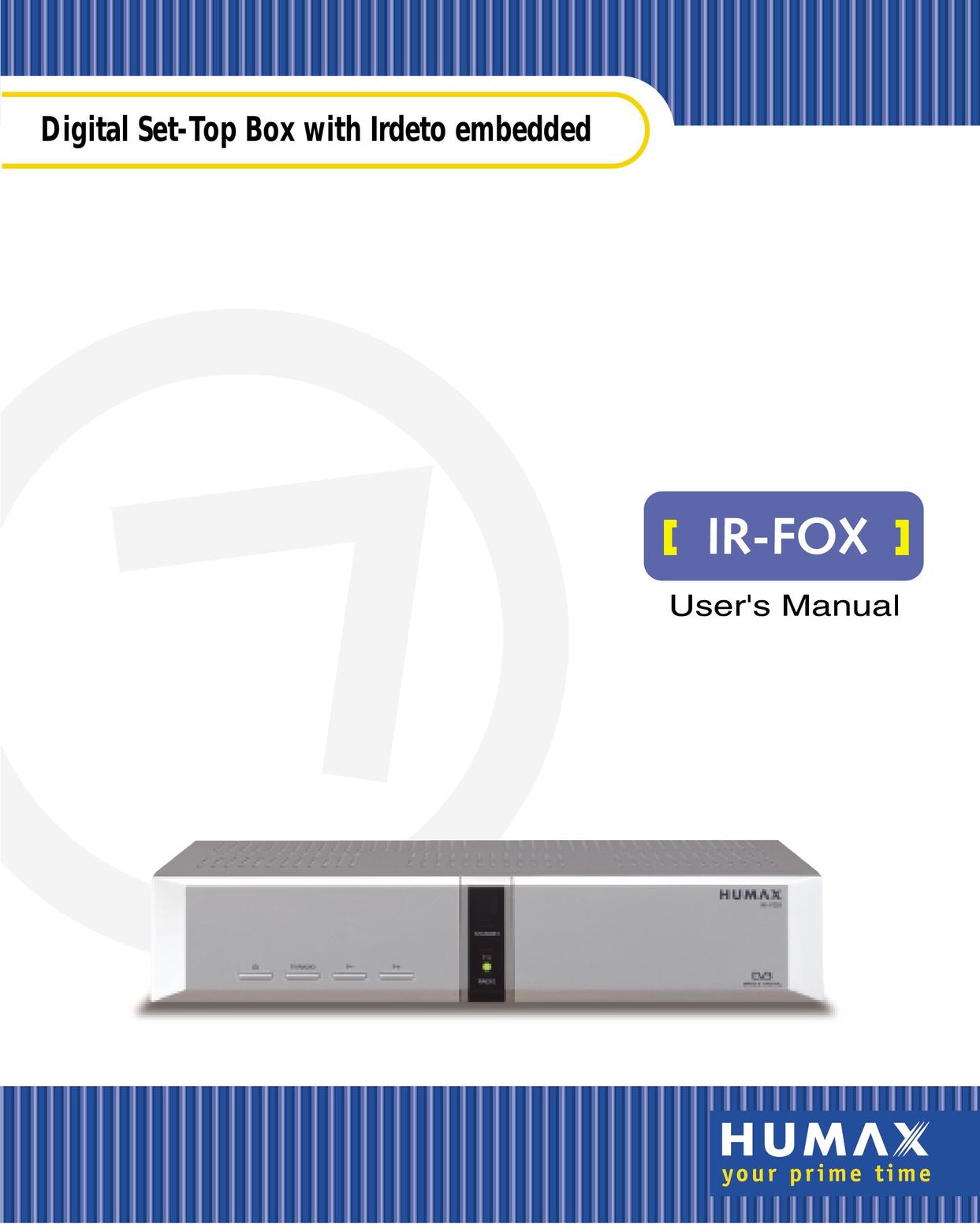 Humax Digital Set-Top Box Satellite TV System User Manual
