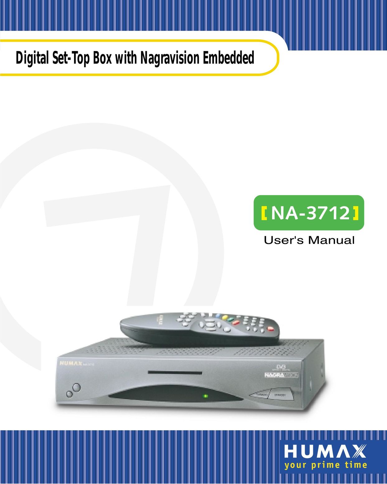 Humax NA-3712 Satellite TV System User Manual