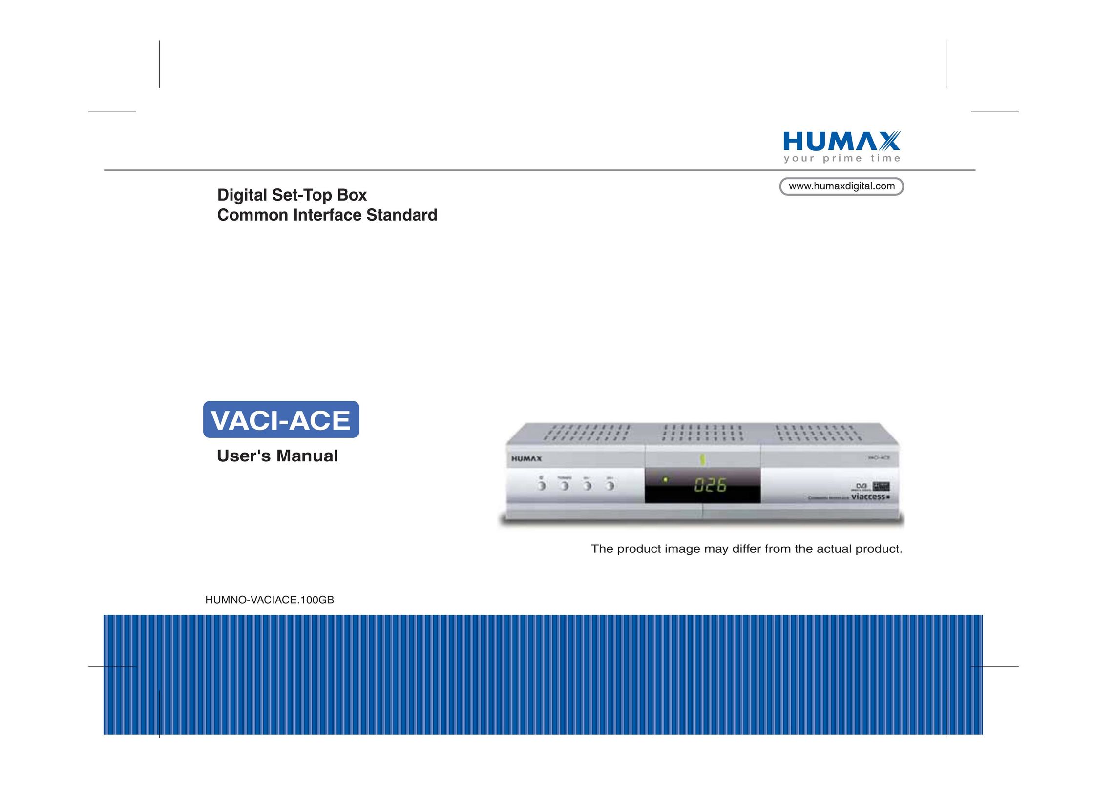 Humax Set-Top Box Satellite TV System User Manual