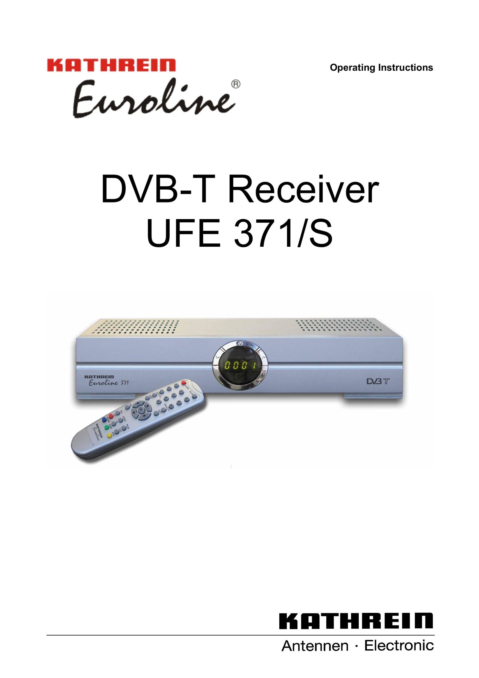 Kathrein UFE 371/S Satellite TV System User Manual