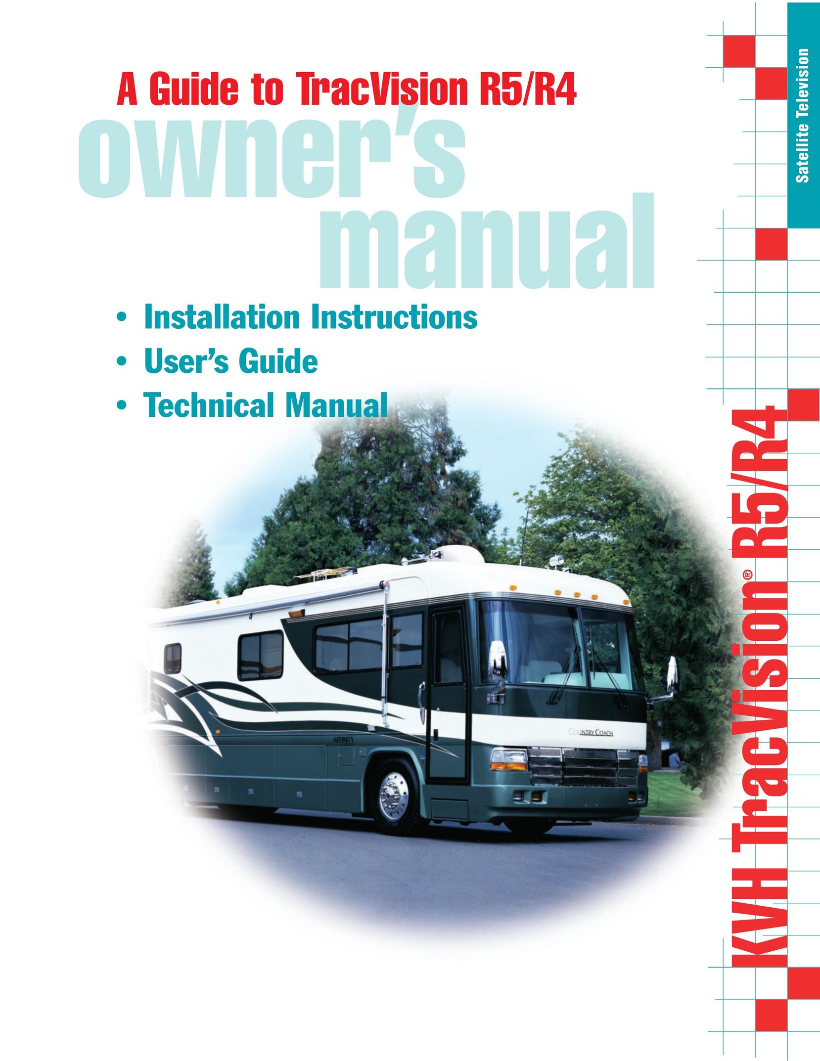 KVH Industries TracVision R4 Satellite TV System User Manual