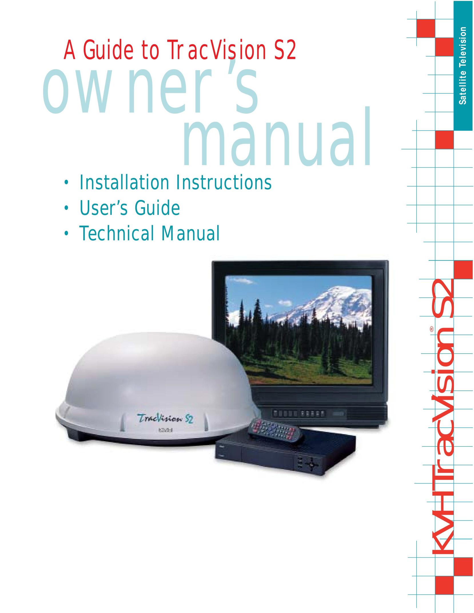 KVH Industries TracVision S2 Satellite TV System User Manual