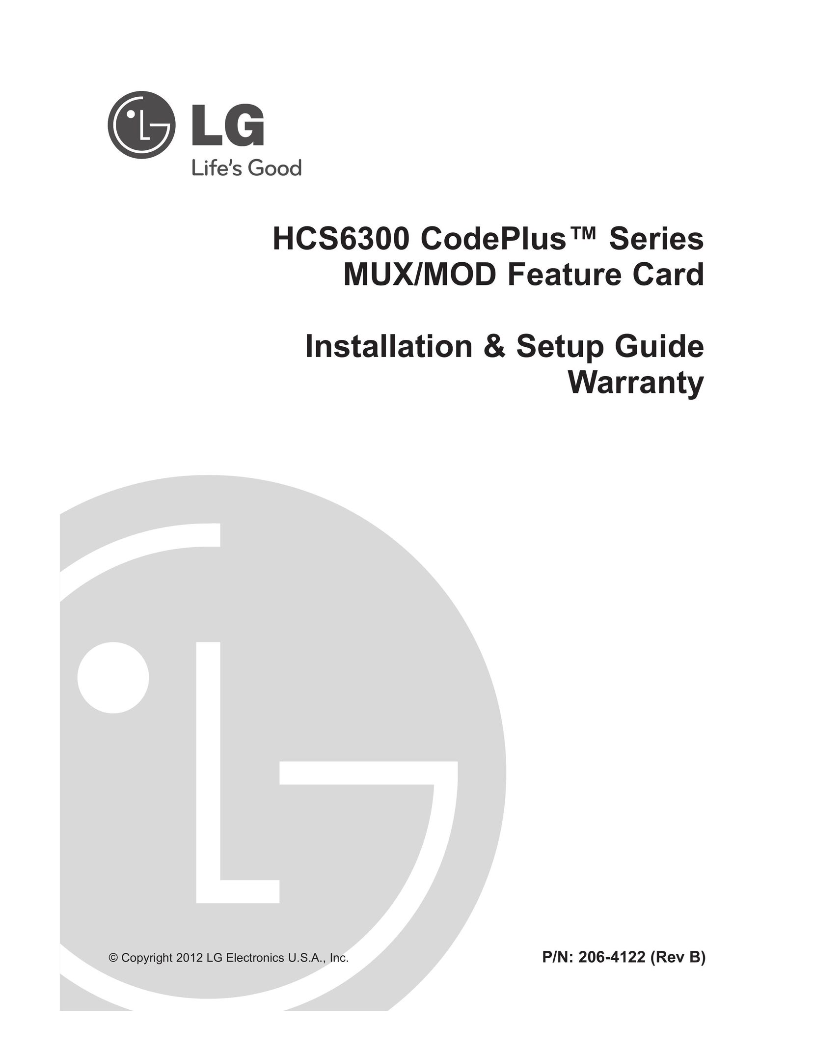 LG Electronics HCS6300 Satellite TV System User Manual