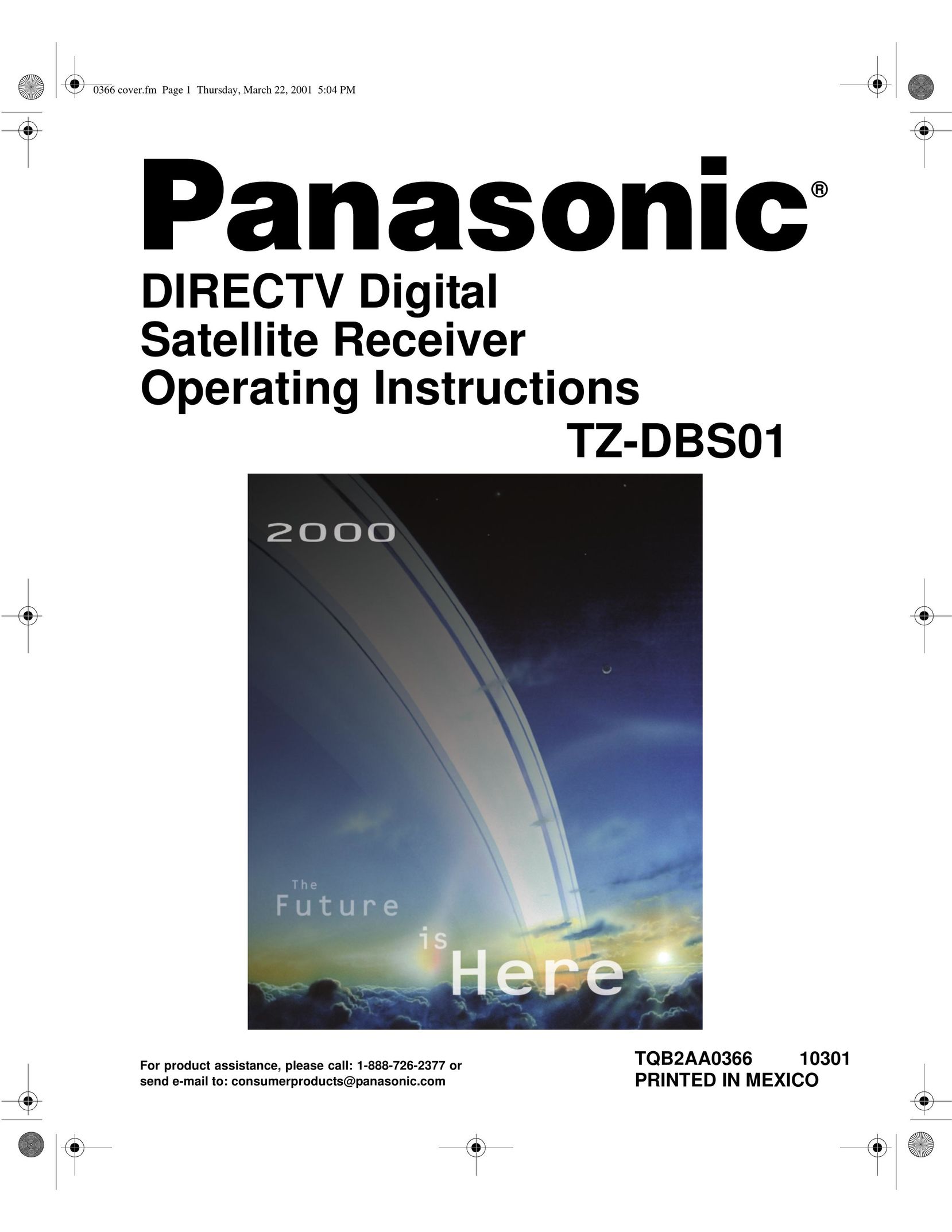 Panasonic TZ-DBS01 Satellite TV System User Manual