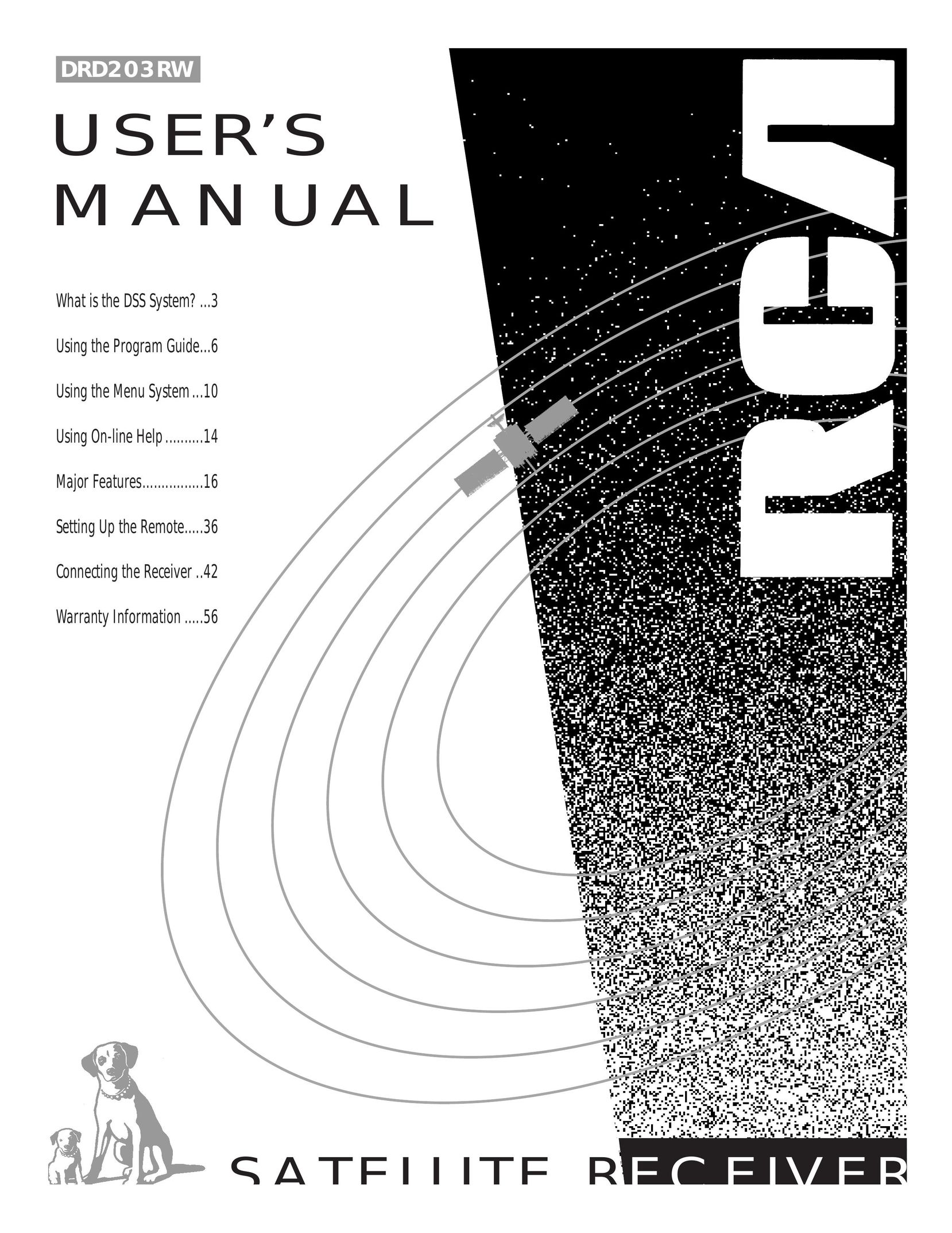 RCA DRD203 RW Satellite TV System User Manual