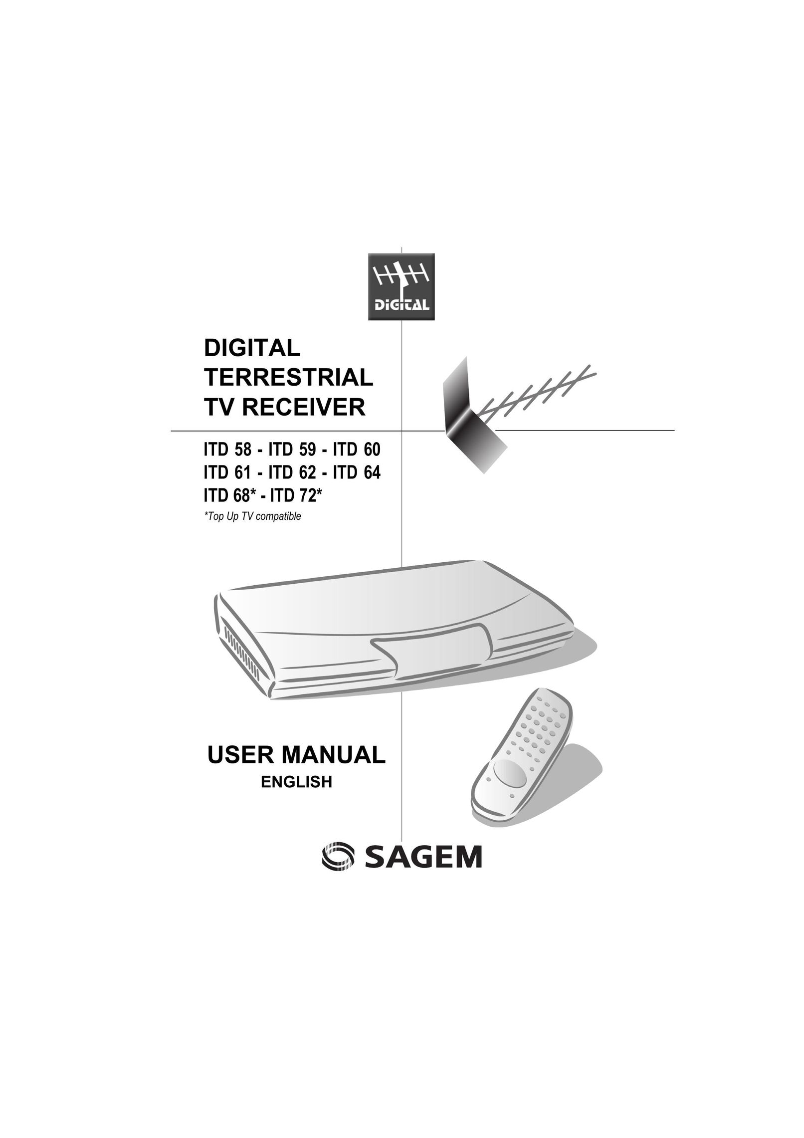 Sagem ITD 58 Satellite TV System User Manual