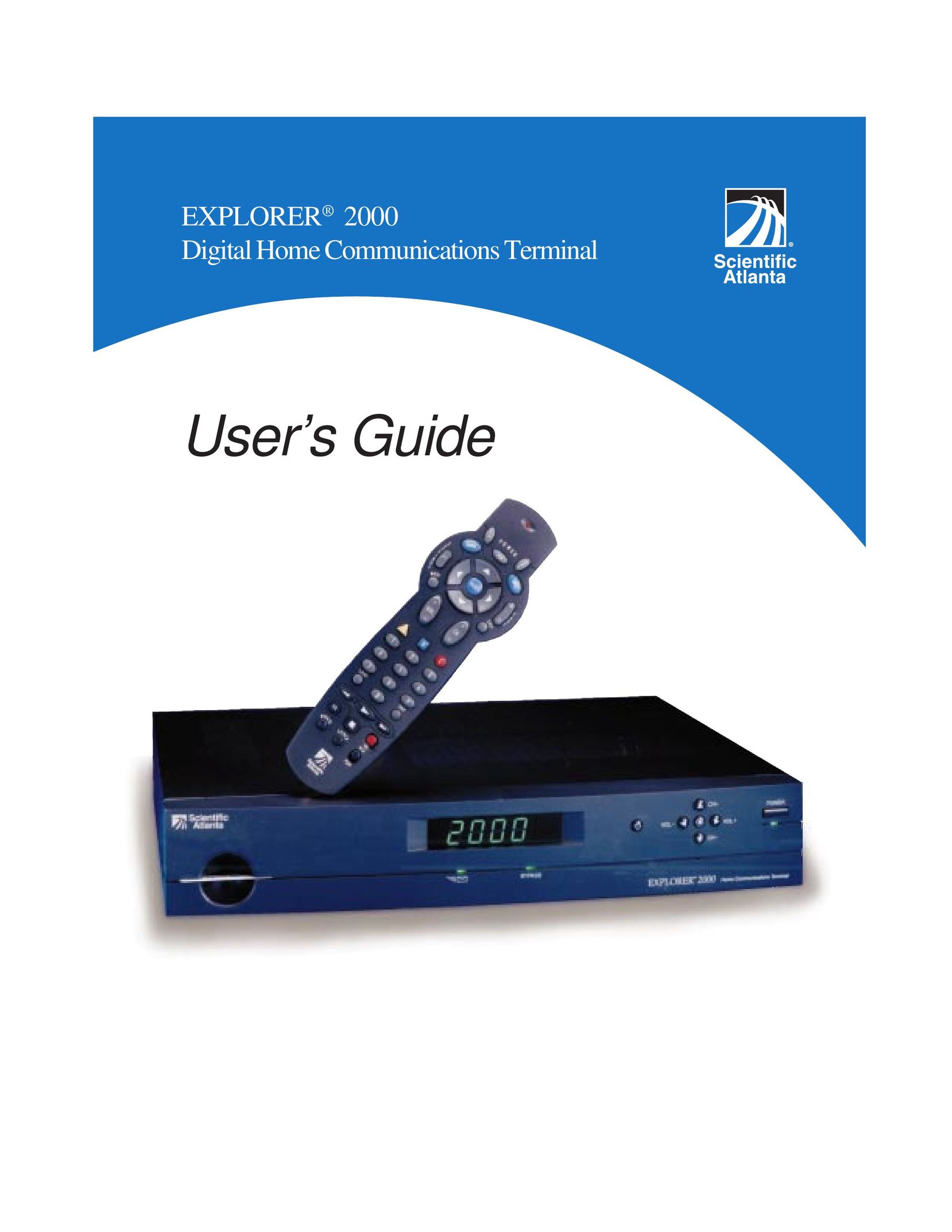 Scientific Atlanta EXPLORER 2000 Satellite TV System User Manual