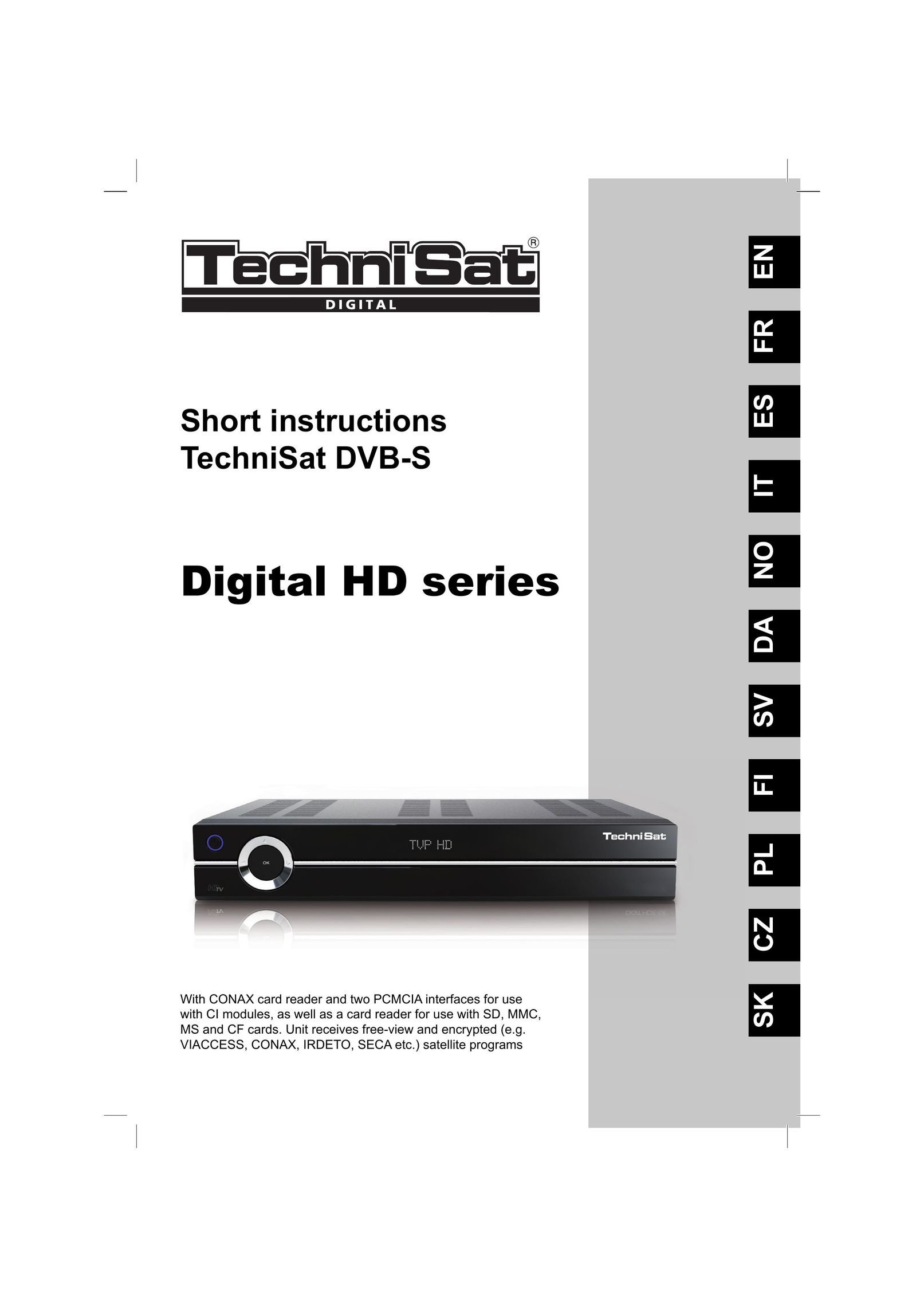 TechniSat DVB-S Satellite TV System User Manual