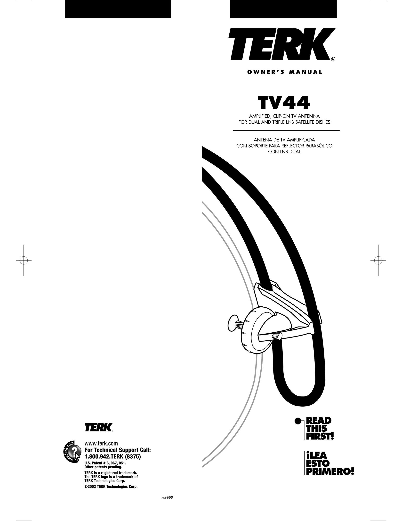 TERK Technologies TV44 Satellite TV System User Manual